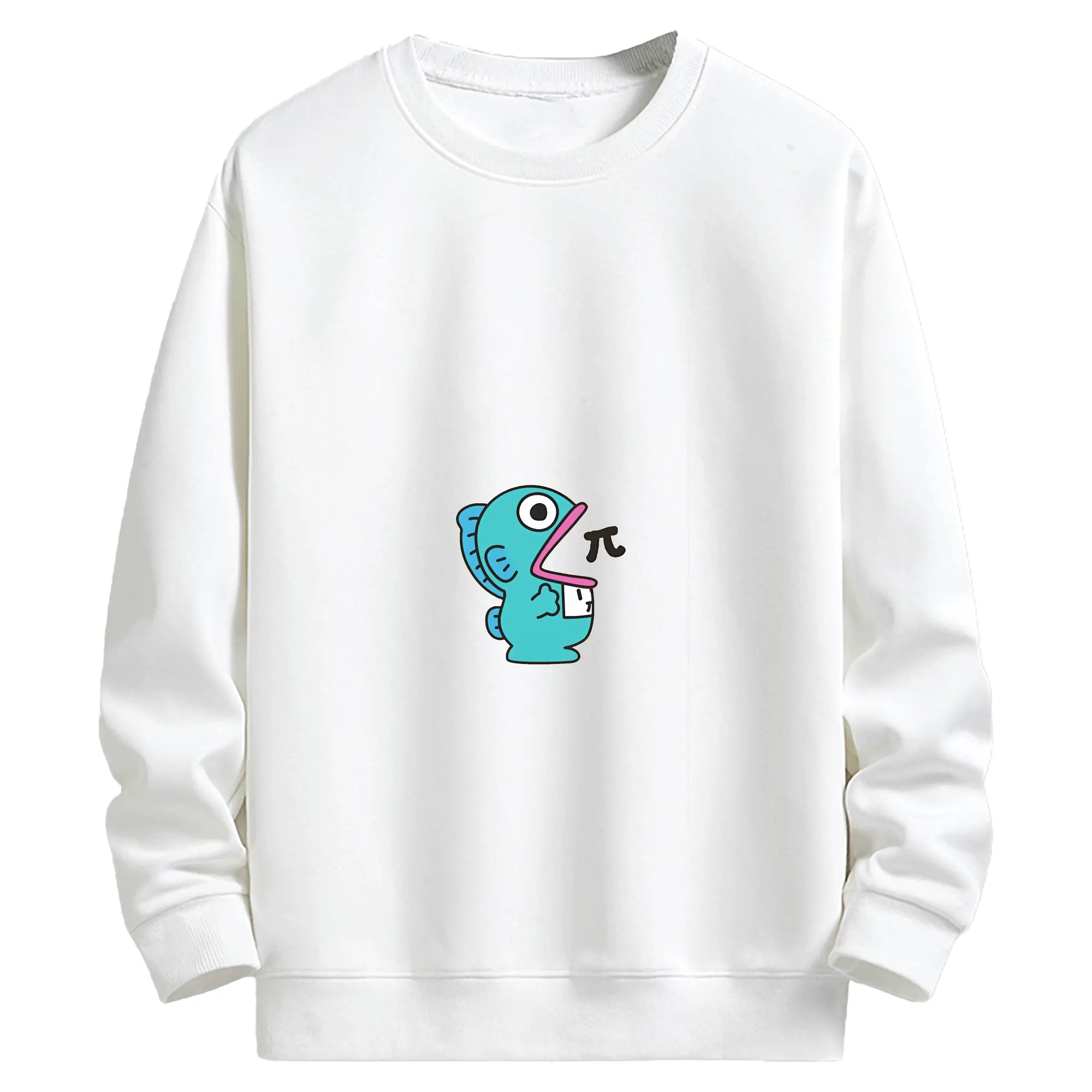 サンリオ グッズ,ハンギョドン - キッズ クルーネックスウェットシャツ ・ フロントプリント ・ 綿80％ ポリエステル20％ ・ 快適 通学 スポーツ 日常使い お散歩用