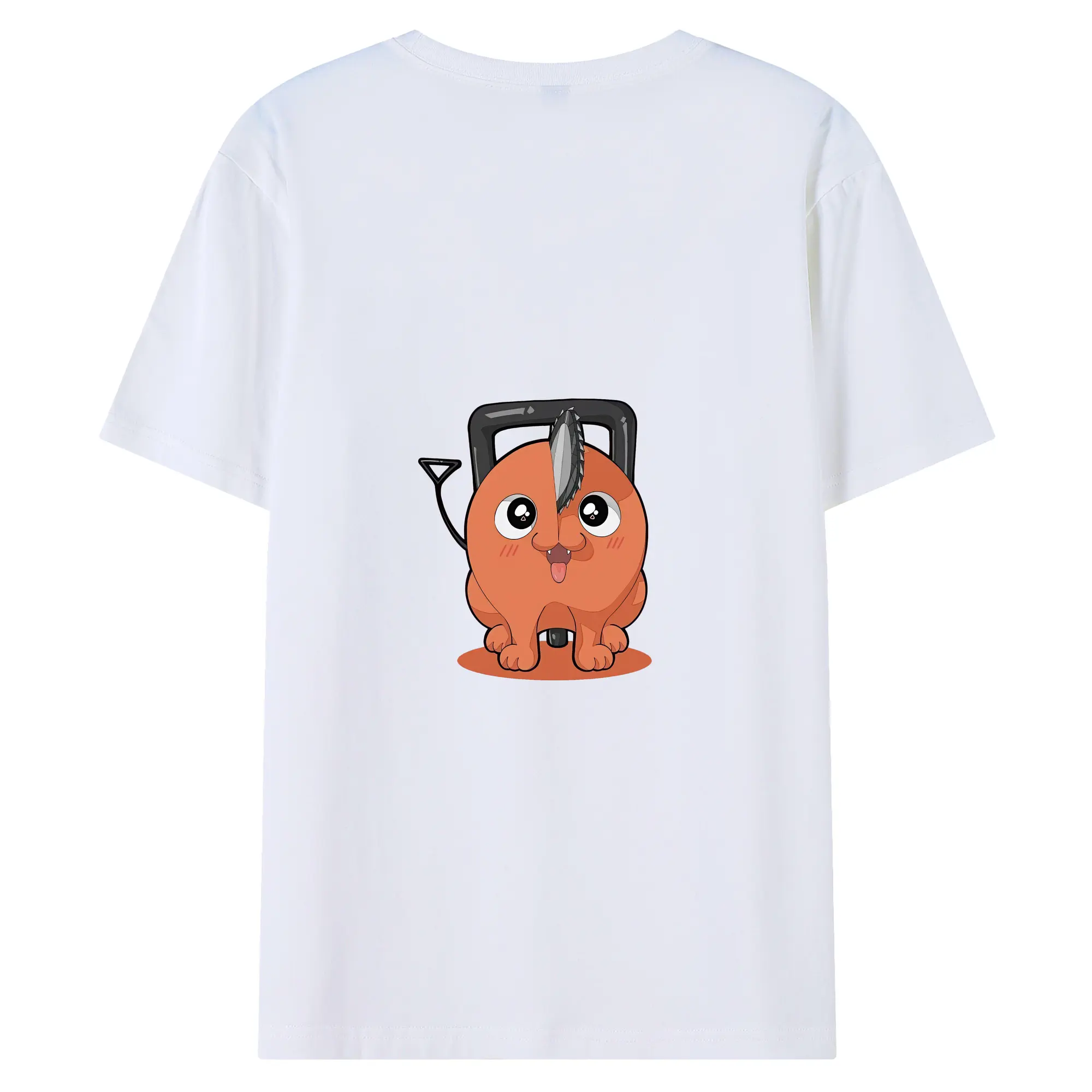 チェンソーマン グッズ,ポチタ - 綿100％ 半袖Tシャツ ・ バックプリント ・ 快適 通気性 ・ 日常使い 散歩 スポーツ用