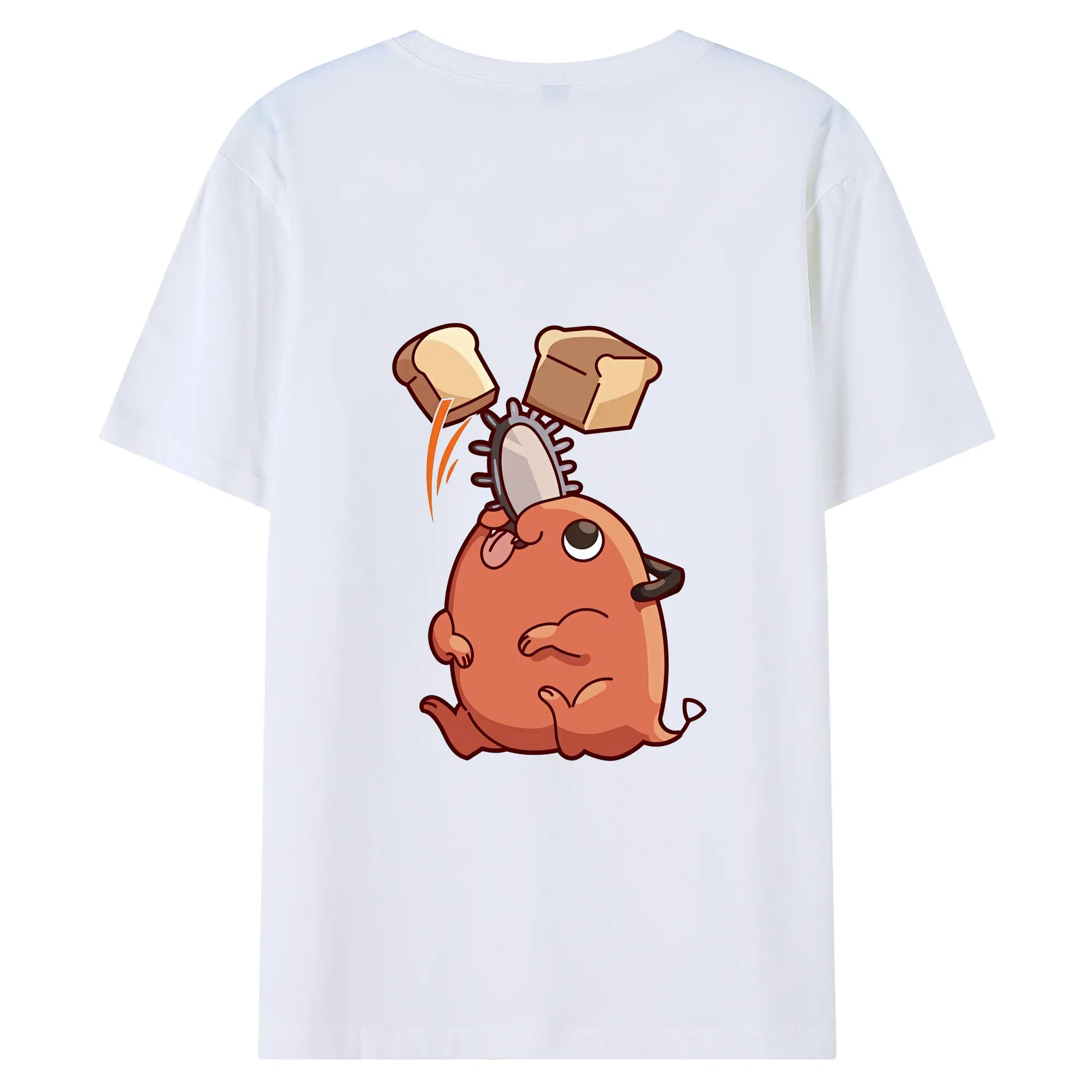 チェンソーマン グッズ,ポチタ - 綿100％ 半袖Tシャツ ・ バックプリント ・ 快適 通気性 ・ 日常使い 散歩 スポーツ用