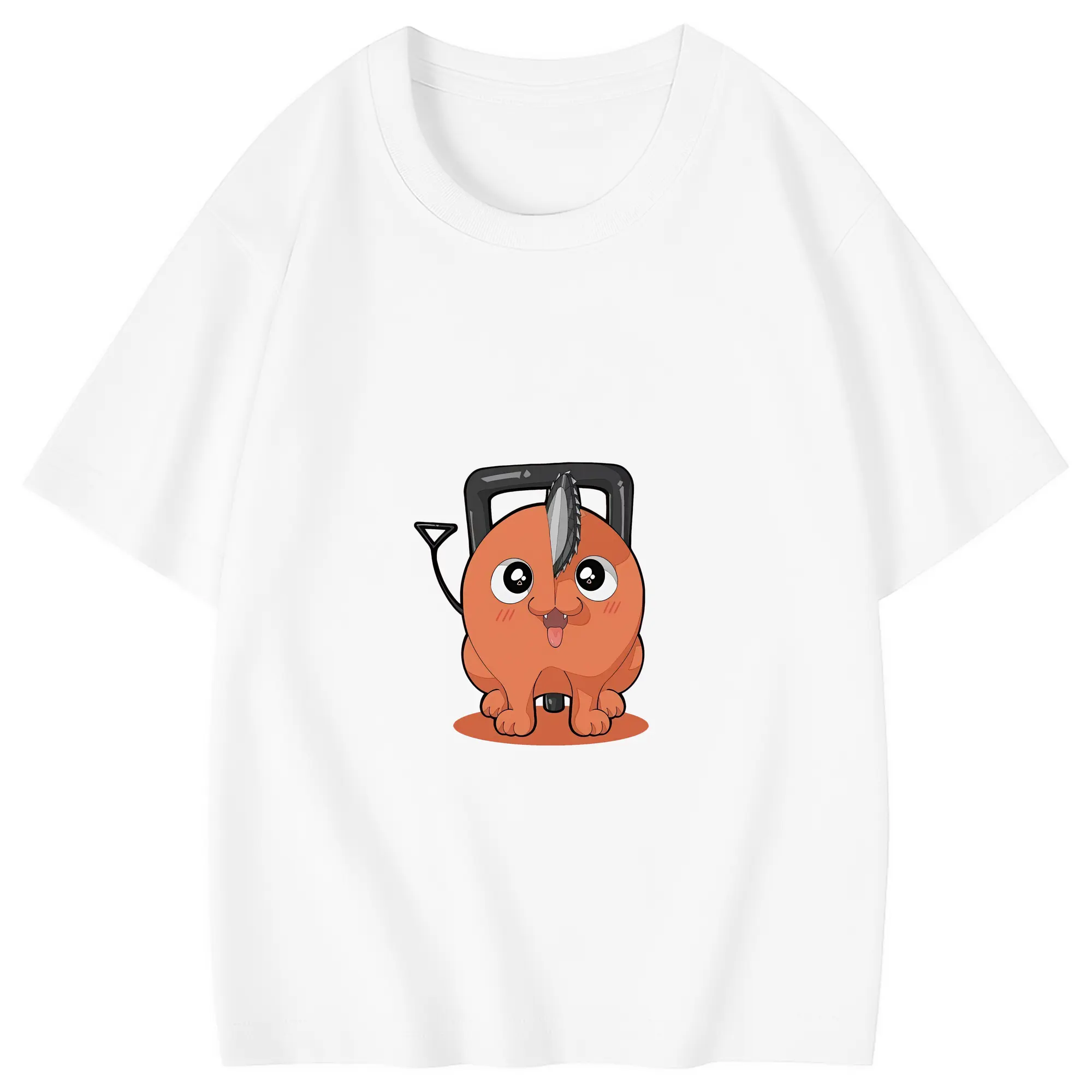 チェンソーマン グッズ,ポチタ - 綿100％ キッズTシャツ ・ フロントプリント ・ 快適 通気性 ・ スポーツ カジュアル 散歩用
