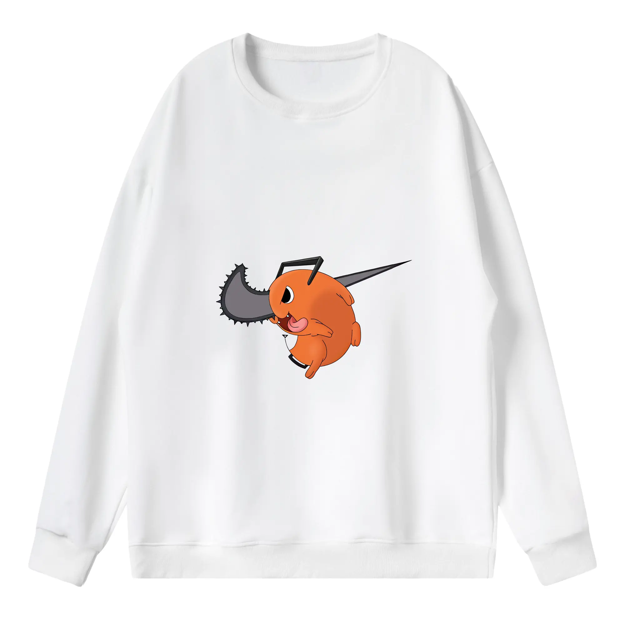 チェンソーマン グッズ,ポチタ - 薄手 クルーネック スウェット 裏毛260g · ポリエステル 春秋向け カジュアル 男女兼用 · トレーナー デイリー スポーツ 散歩に最適