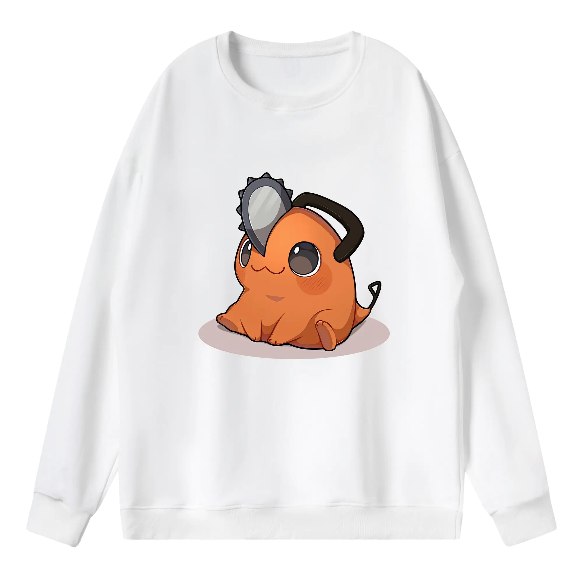 チェンソーマン グッズ,ポチタ - 薄手 クルーネック スウェット 裏毛260g · ポリエステル 春秋向け カジュアル 男女兼用 · トレーナー デイリー スポーツ 散歩に最適