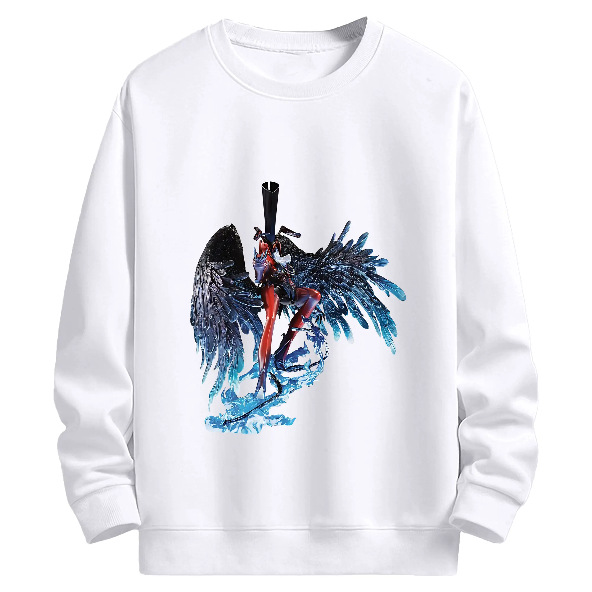 ペルソナ グッズ,主人公 - 高品質 クルーネック スウェット ・ コットン59％ ポリエステル41％ ・ ユニセックス 長袖 トレーナー ・ カジュアル デイリー スポーツ 散歩用