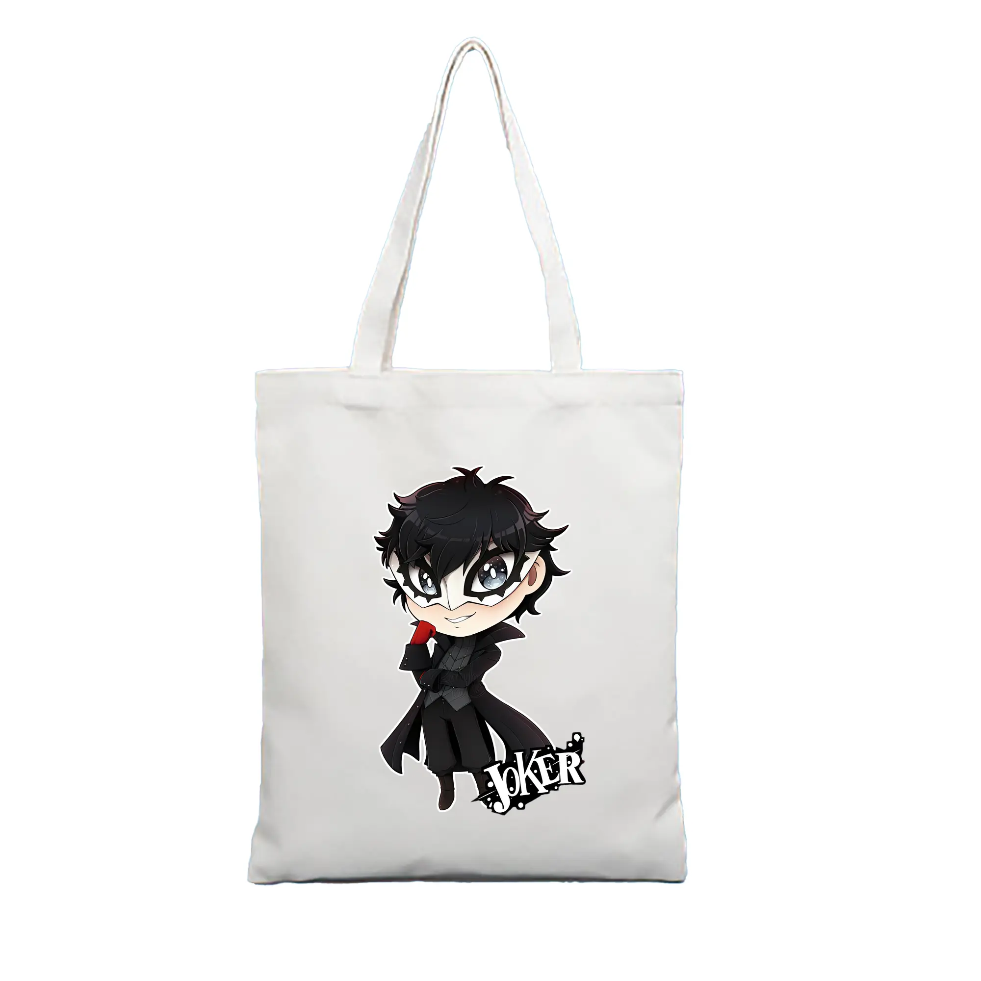 ペルソナ グッズ,主人公 - 縦型キャンバス手提げバッグ（トートバッグ） ・ キャンバス素材 ・ ショッピング用 ・ 軽量 丈夫 お手入れ簡単