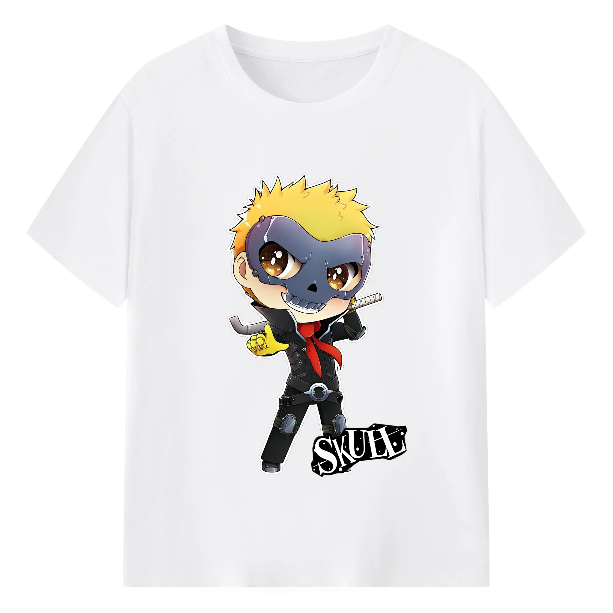 ペルソナ グッズ,坂本竜司 - 綿100％ 半袖Tシャツ ・ フロントプリント ・ 快適 通気性 ・ 日常使い 散歩 スポーツ用