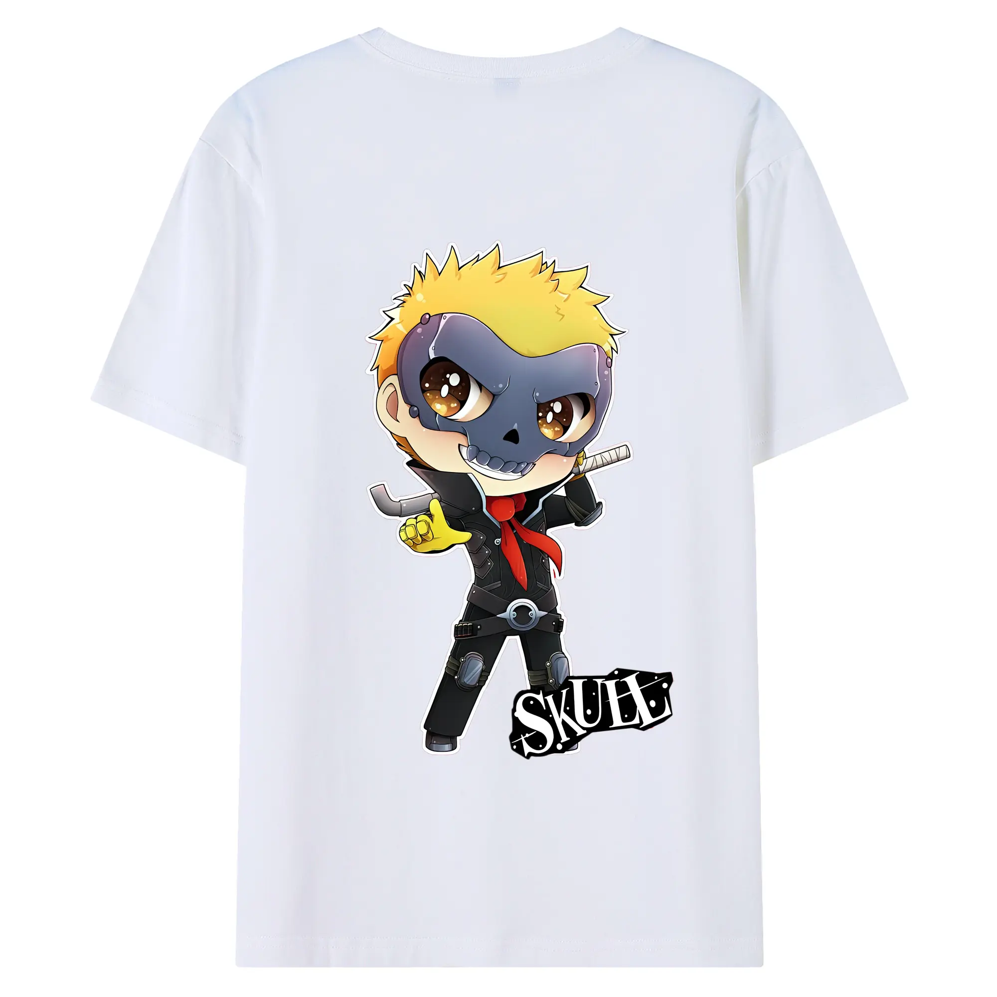 ペルソナ グッズ,坂本竜司 - 綿100％ 半袖Tシャツ ・ バックプリント ・ 快適 通気性 ・ 日常使い 散歩 スポーツ用