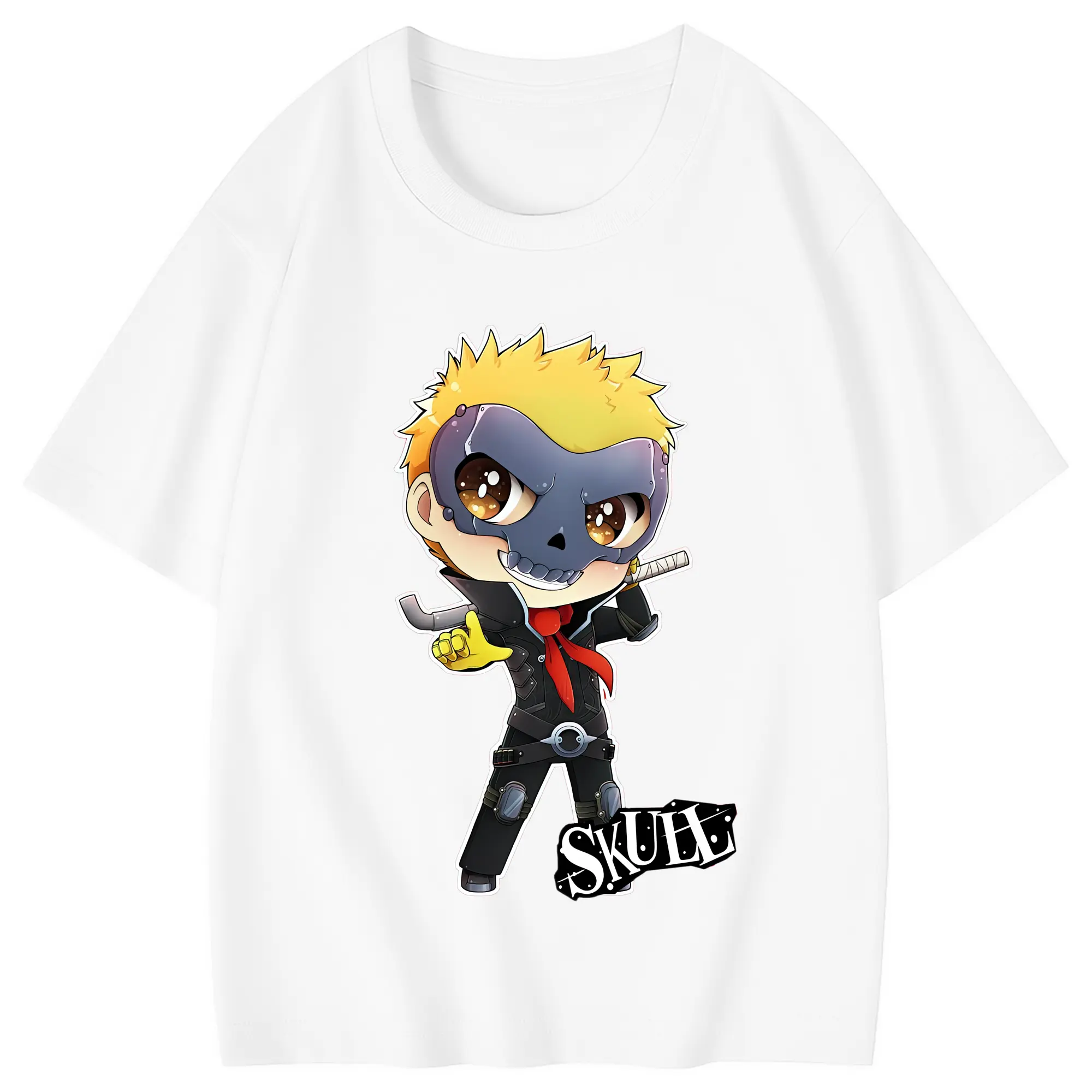 ペルソナ グッズ,坂本竜司 - 綿100％ キッズTシャツ ・ フロントプリント ・ 快適 通気性 ・ スポーツ カジュアル 散歩用