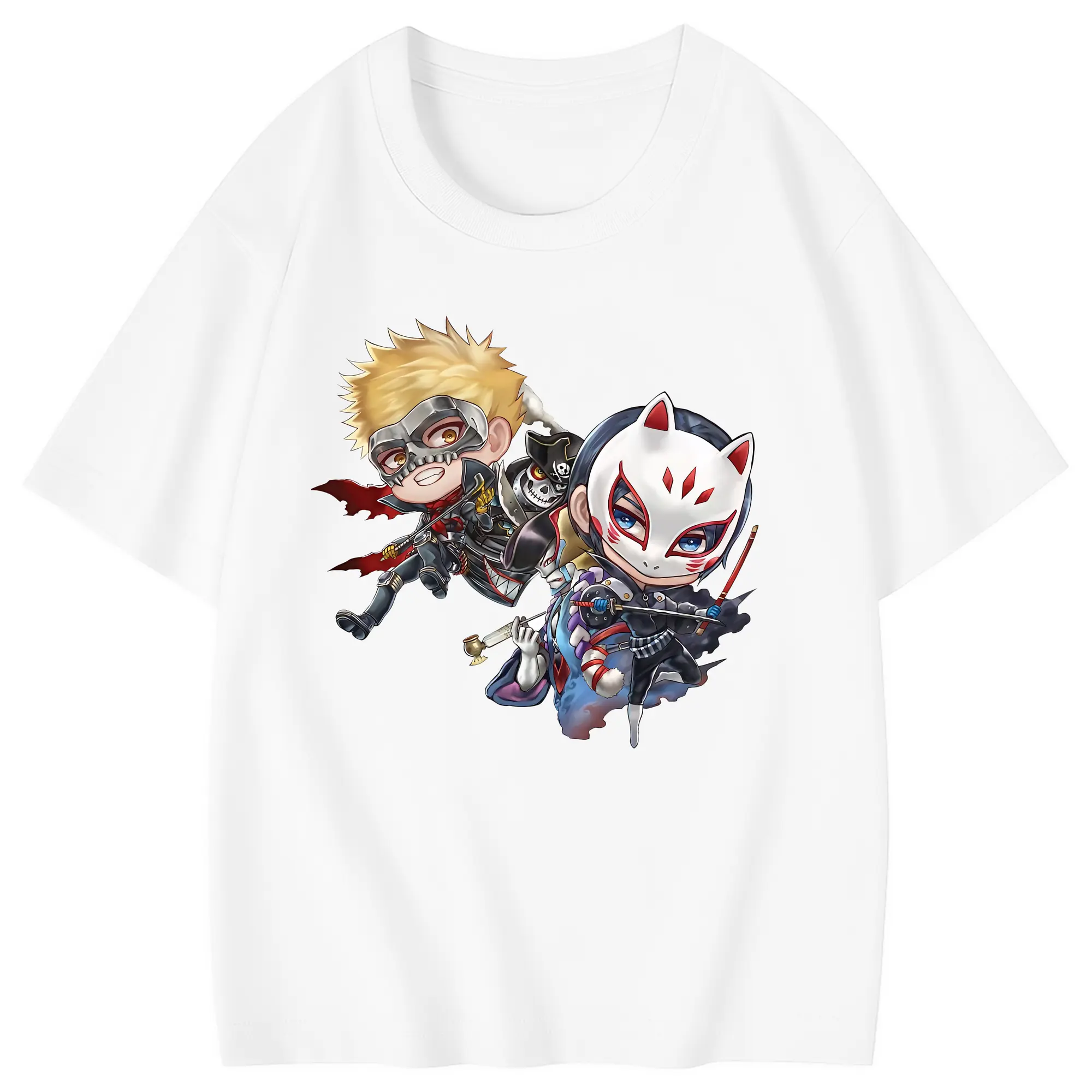 ペルソナ グッズ,坂本竜司 - 綿100％ キッズTシャツ ・ フロントプリント ・ 快適 通気性 ・ スポーツ カジュアル 散歩用