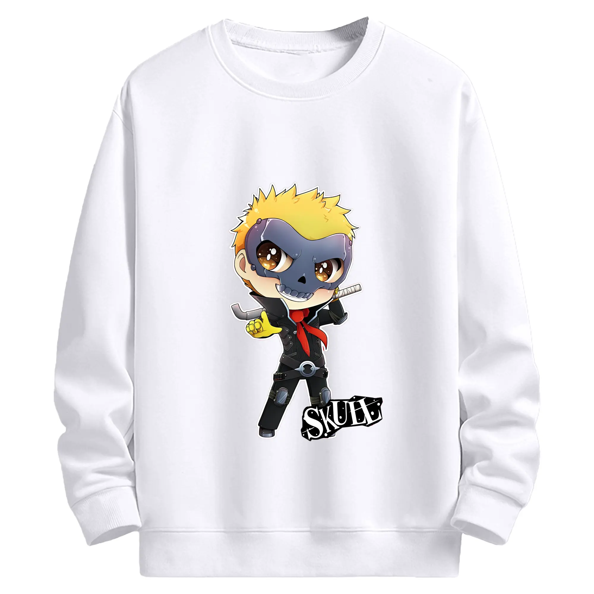 ペルソナ グッズ,坂本竜司 - 高品質 クルーネック スウェット ・ コットン59％ ポリエステル41％ ・ ユニセックス 長袖 トレーナー ・ カジュアル デイリー スポーツ 散歩用