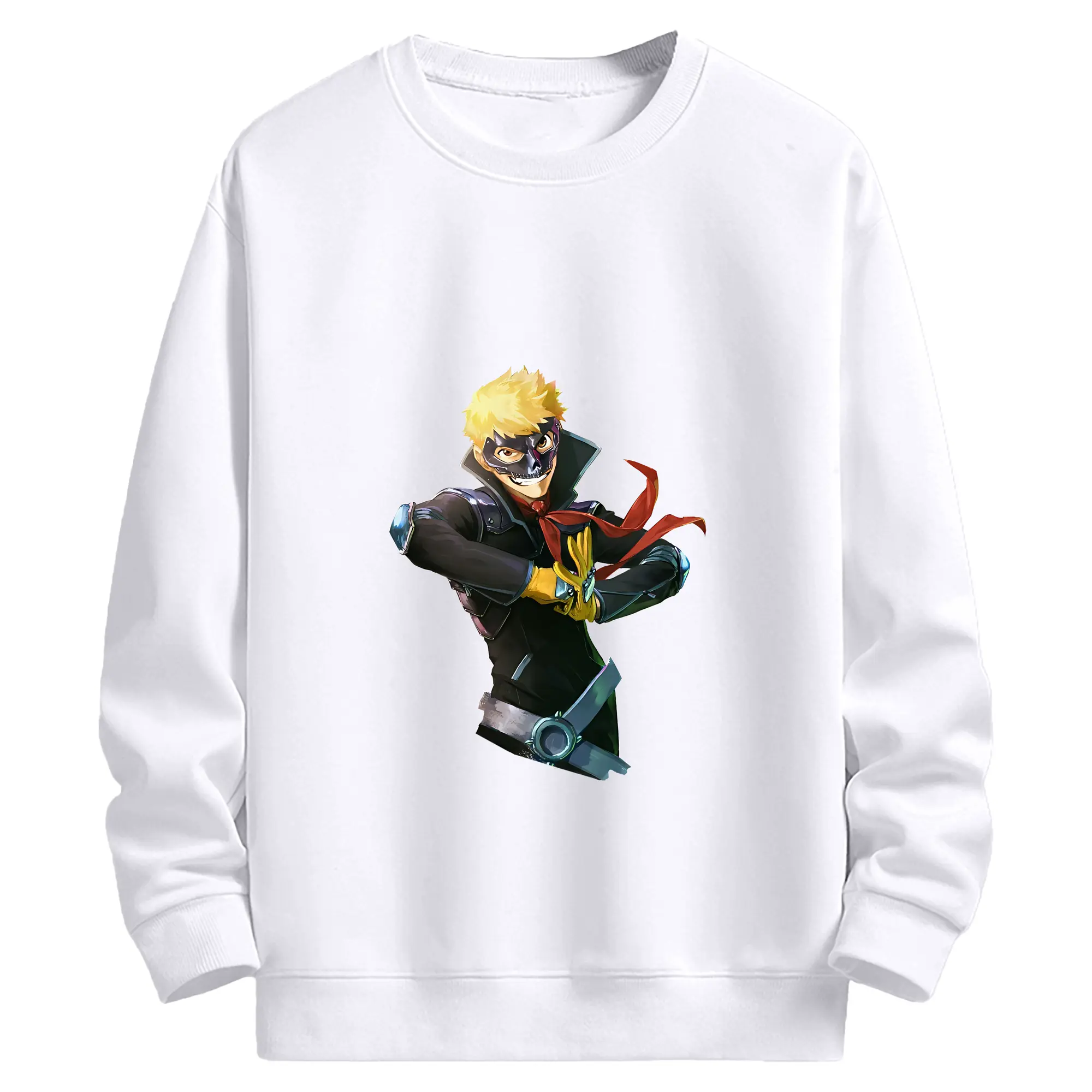 ペルソナ グッズ,坂本竜司 - 高品質 クルーネック スウェット ・ コットン59％ ポリエステル41％ ・ ユニセックス 長袖 トレーナー ・ カジュアル デイリー スポーツ 散歩用