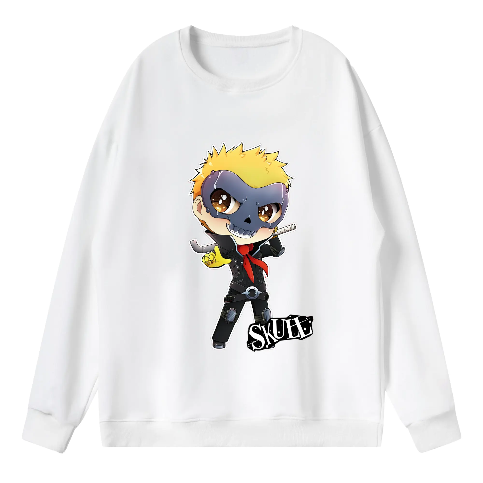 ペルソナ グッズ,坂本竜司 - 薄手 クルーネック スウェット 裏毛260g · ポリエステル 春秋向け カジュアル 男女兼用 · トレーナー デイリー スポーツ 散歩に最適