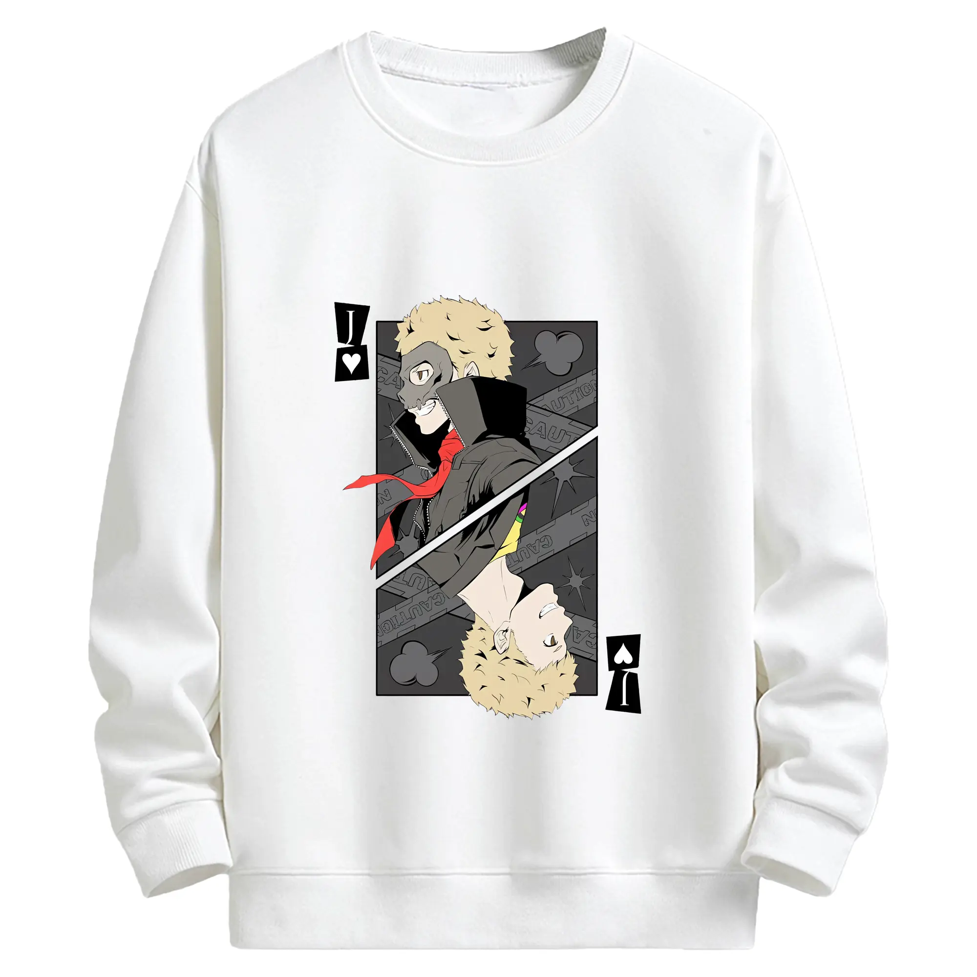 ペルソナ グッズ,坂本竜司 - キッズ クルーネックスウェットシャツ ・ フロントプリント ・ 綿80％ ポリエステル20％ ・ 快適 通学 スポーツ 日常使い お散歩用