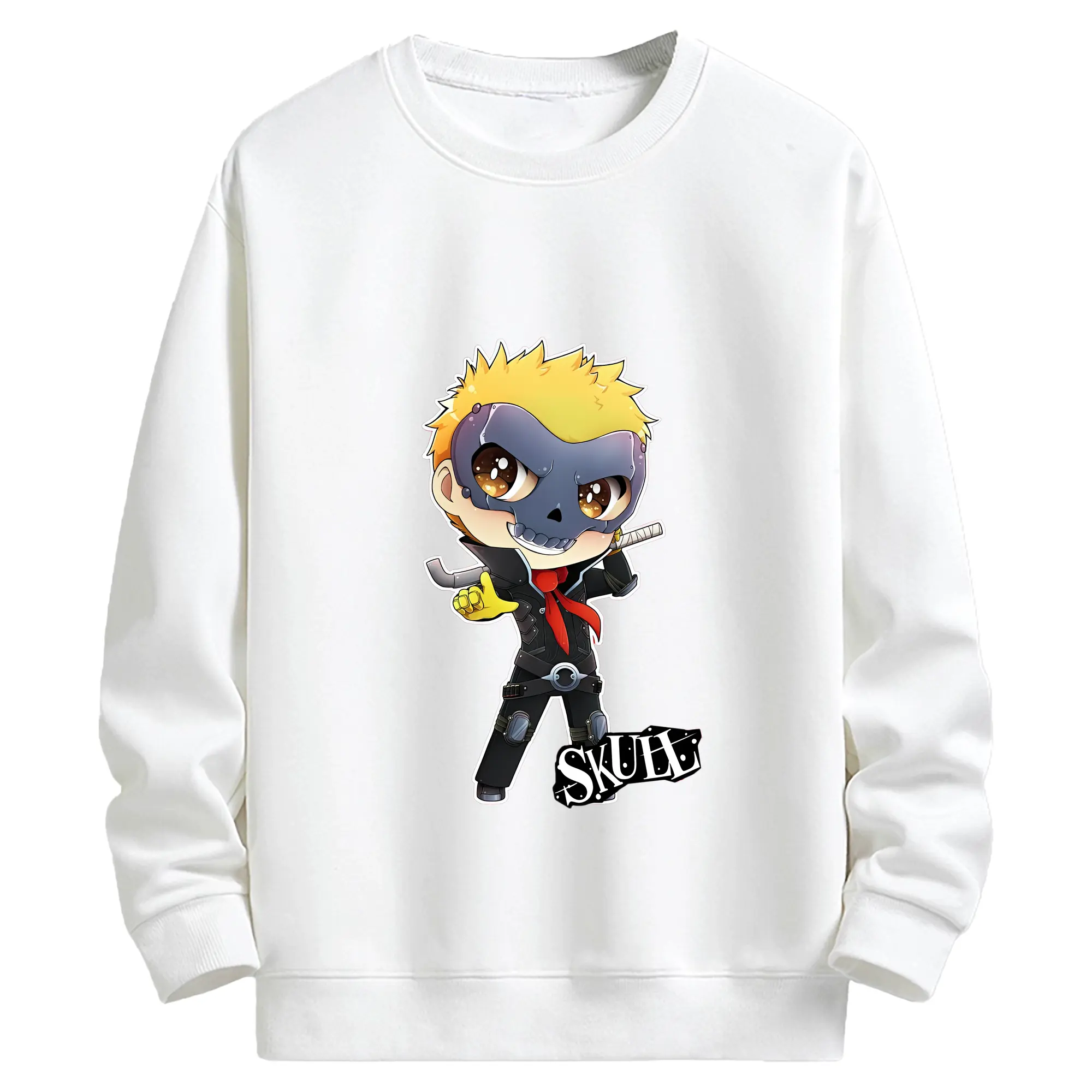 ペルソナ グッズ,坂本竜司 - キッズ クルーネックスウェットシャツ ・ フロントプリント ・ 綿80％ ポリエステル20％ ・ 快適 通学 スポーツ 日常使い お散歩用