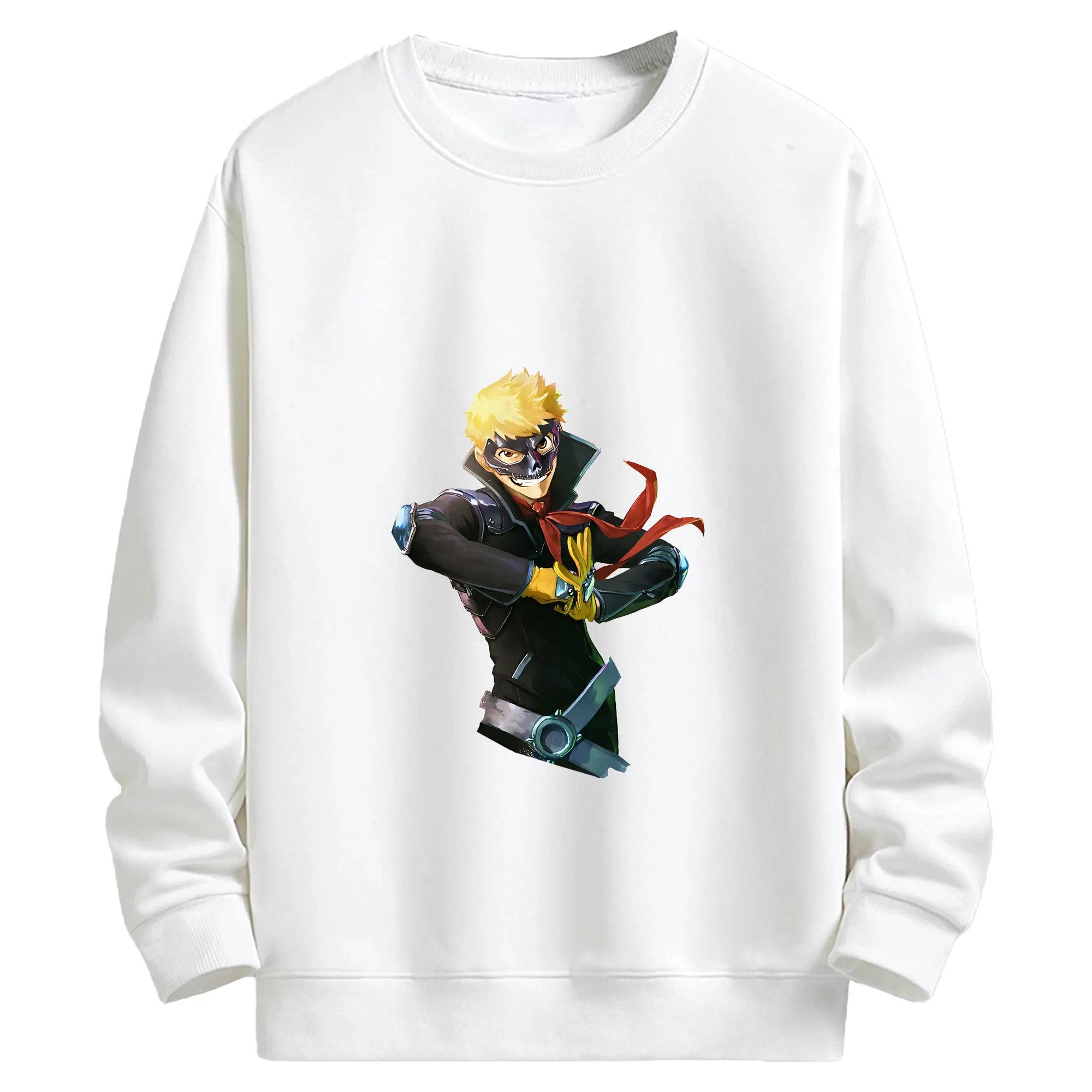 ペルソナ グッズ,坂本竜司 - キッズ クルーネックスウェットシャツ ・ フロントプリント ・ 綿80％ ポリエステル20％ ・ 快適 通学 スポーツ 日常使い お散歩用