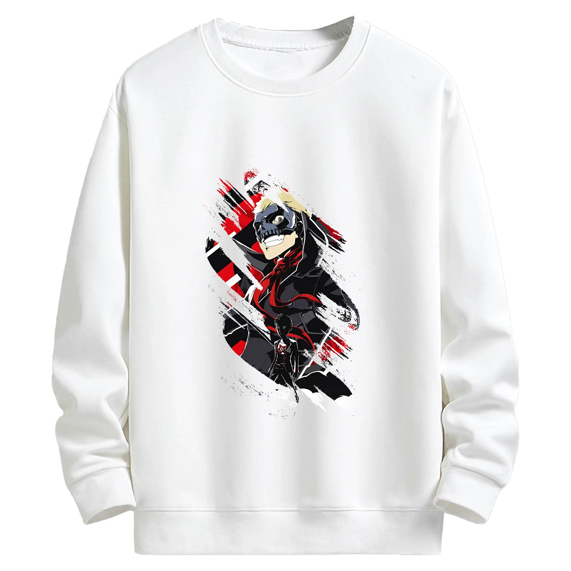 ペルソナ グッズ,坂本竜司 - キッズ クルーネックスウェットシャツ ・ フロントプリント ・ 綿80％ ポリエステル20％ ・ 快適 通学 スポーツ 日常使い お散歩用