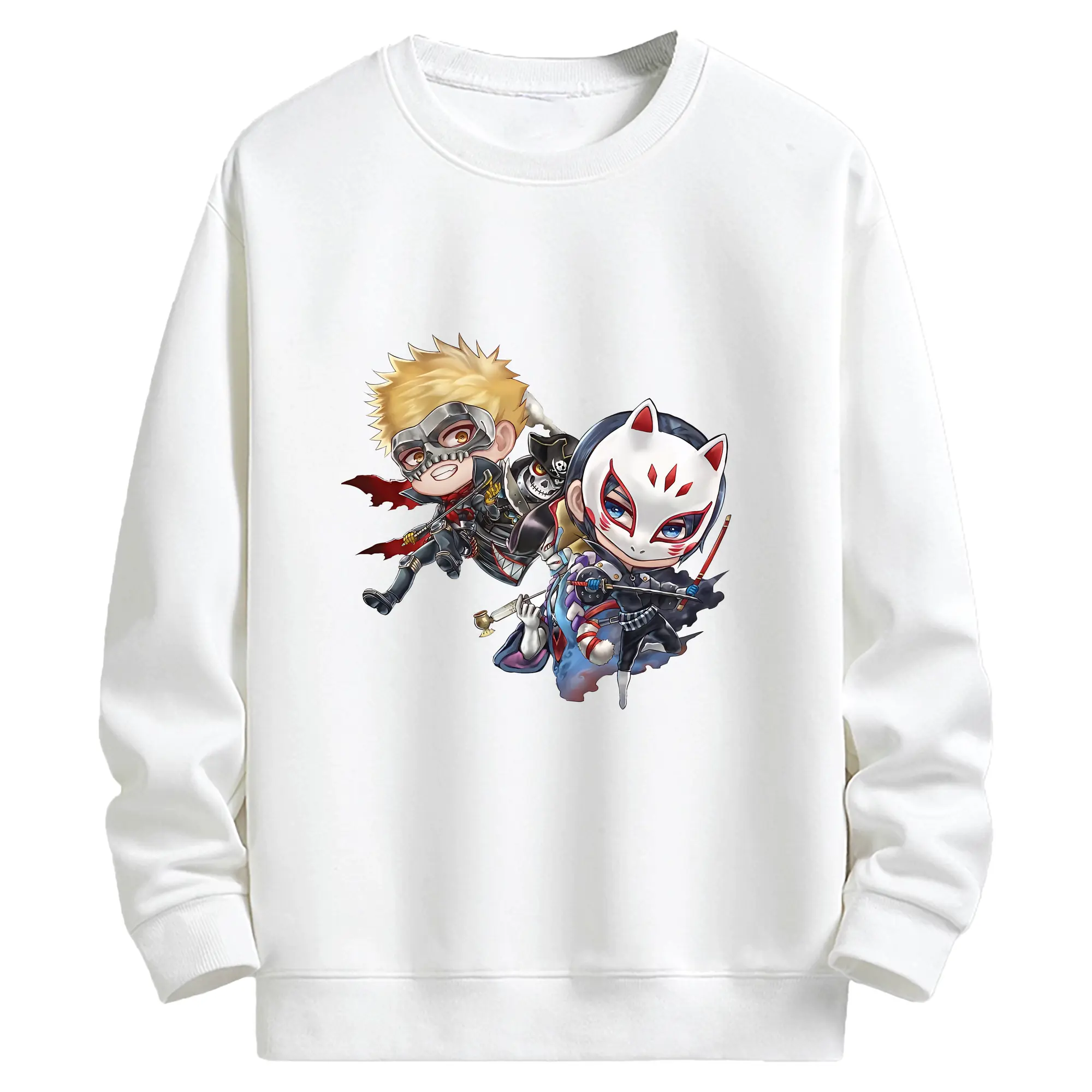 ペルソナ グッズ,坂本竜司 - キッズ クルーネックスウェットシャツ ・ フロントプリント ・ 綿80％ ポリエステル20％ ・ 快適 通学 スポーツ 日常使い お散歩用