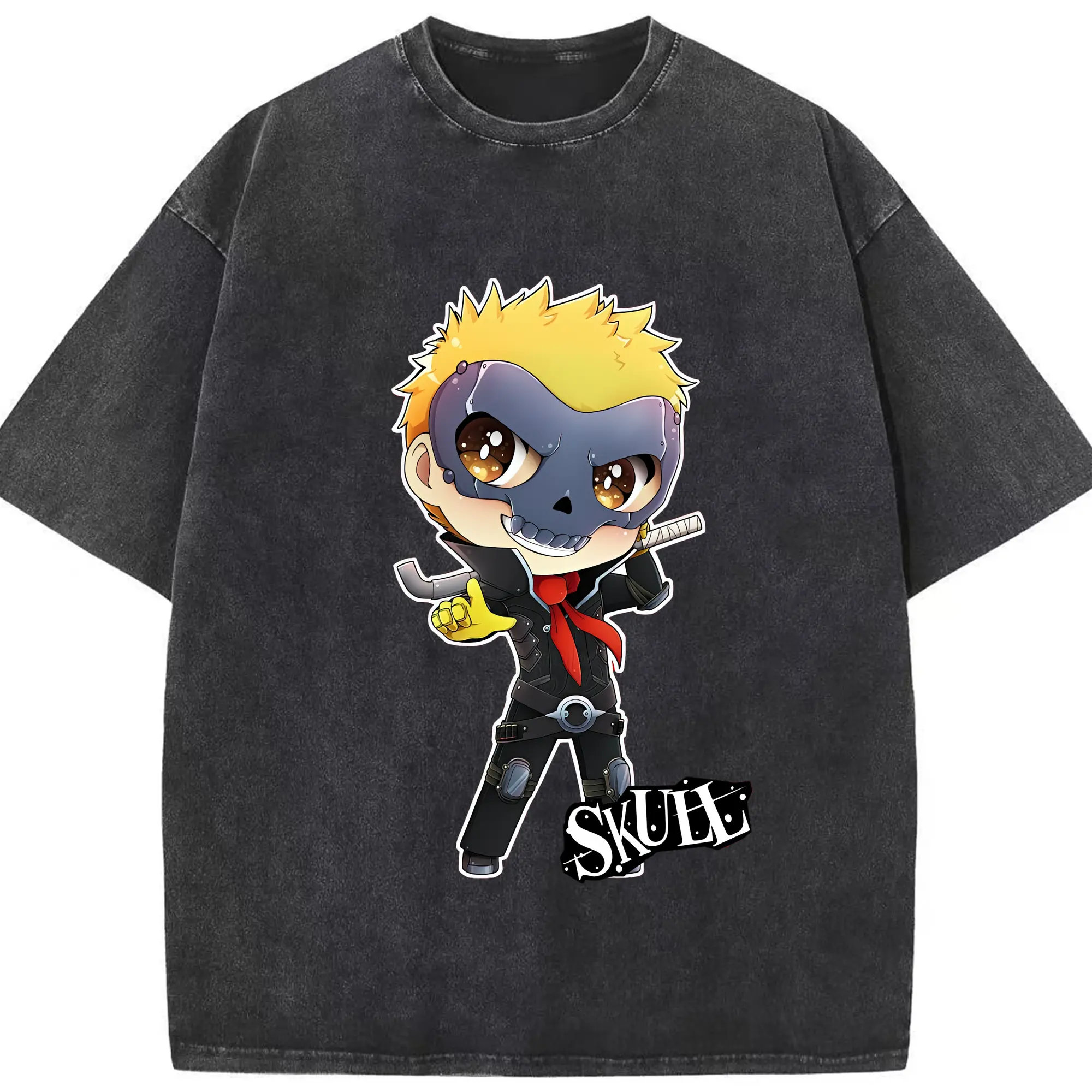 ペルソナ グッズ,坂本竜司 - 綿100％ ヴィンテージ風 半袖Tシャツ ・ フロントプリント ・ 柔らか肌触り ・ 通気性 快適 ・ スポーツ カジュアル 外出用