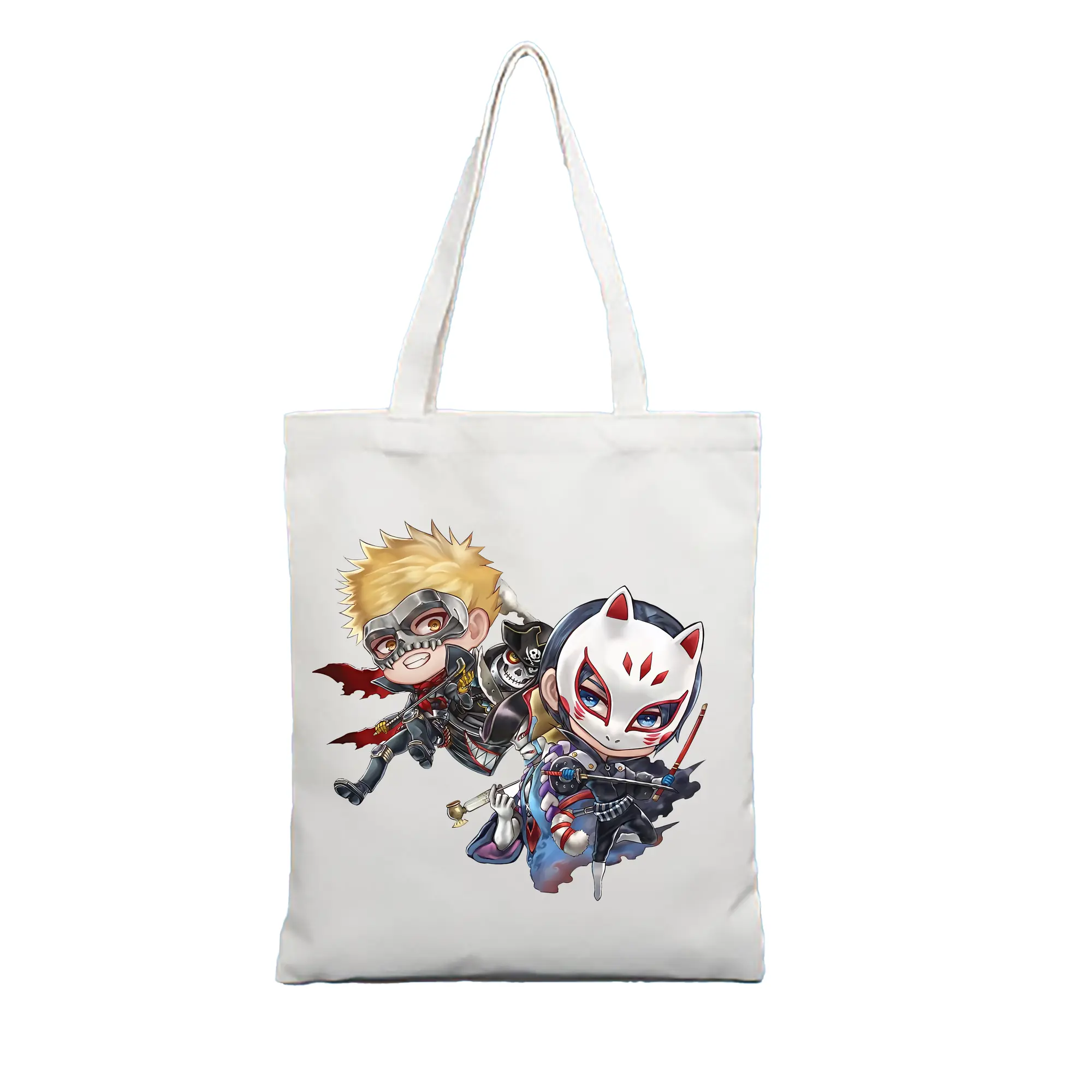 ペルソナ グッズ,坂本竜司 - 縦型キャンバス手提げバッグ（トートバッグ） ・ キャンバス素材 ・ ショッピング用 ・ 軽量 丈夫 お手入れ簡単