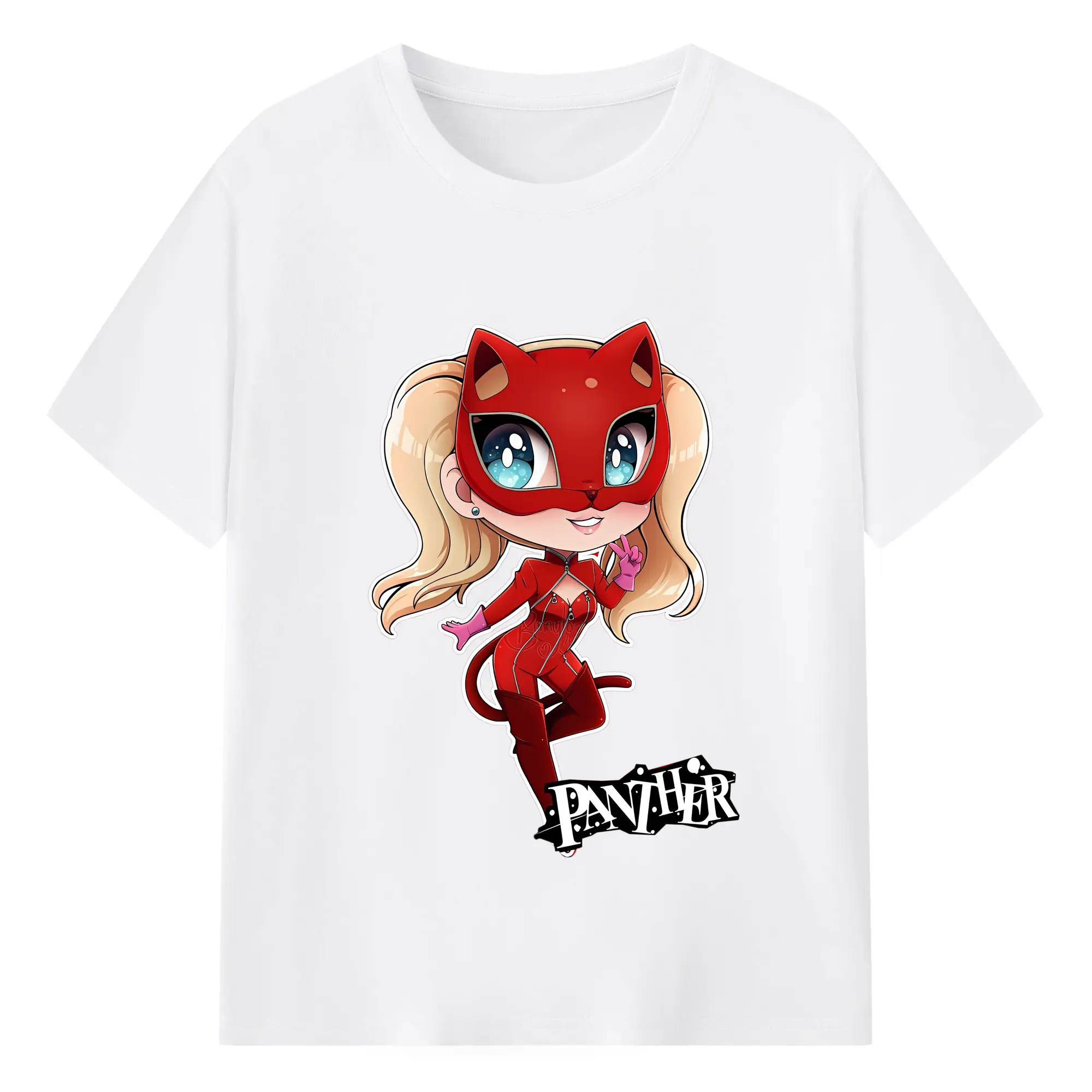 ペルソナ グッズ,高巻杏 - 綿100％ 半袖Tシャツ ・ フロントプリント ・ 快適 通気性 ・ 日常使い 散歩 スポーツ用