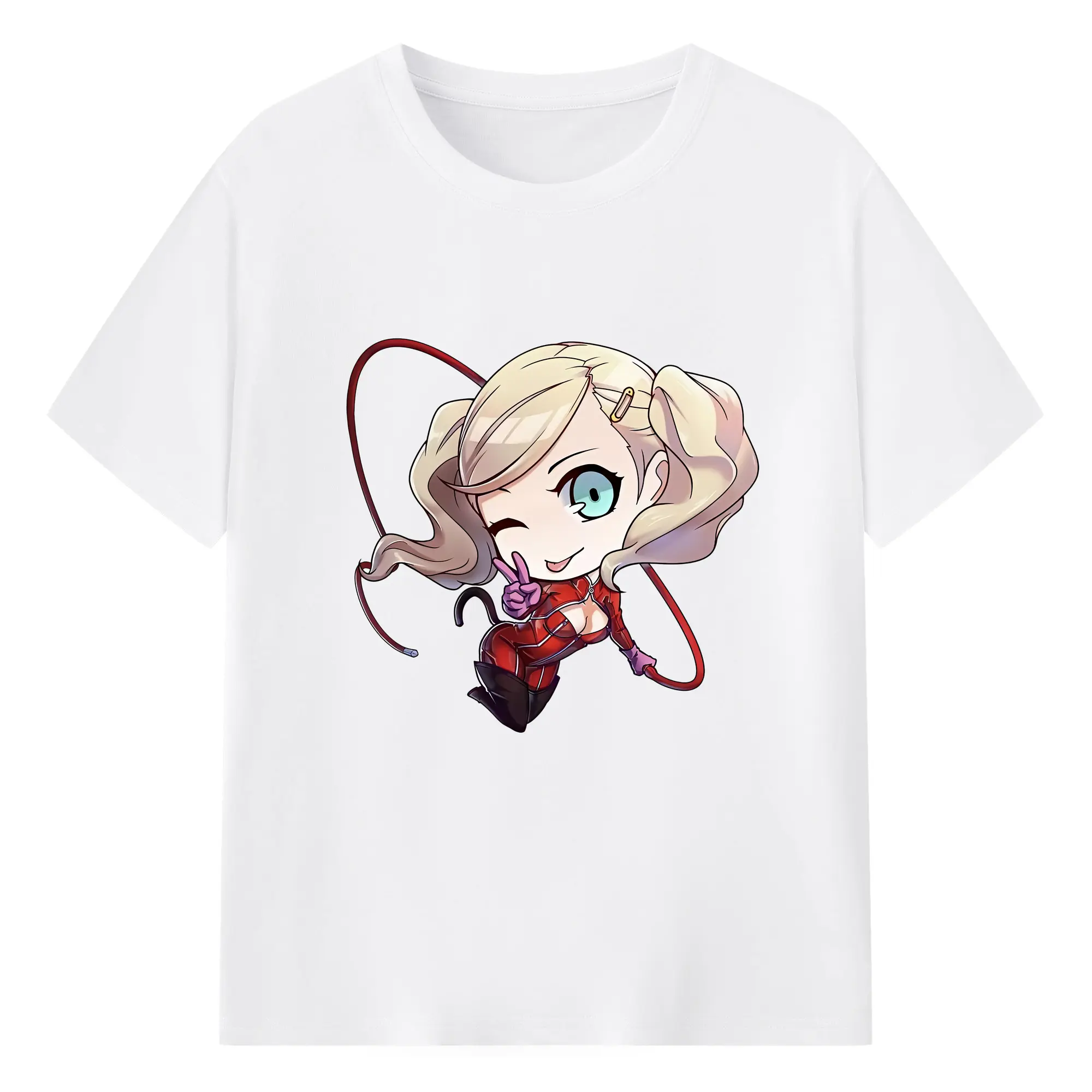 ペルソナ グッズ,高巻杏 - 綿100％ 半袖Tシャツ ・ フロントプリント ・ 快適 通気性 ・ 日常使い 散歩 スポーツ用