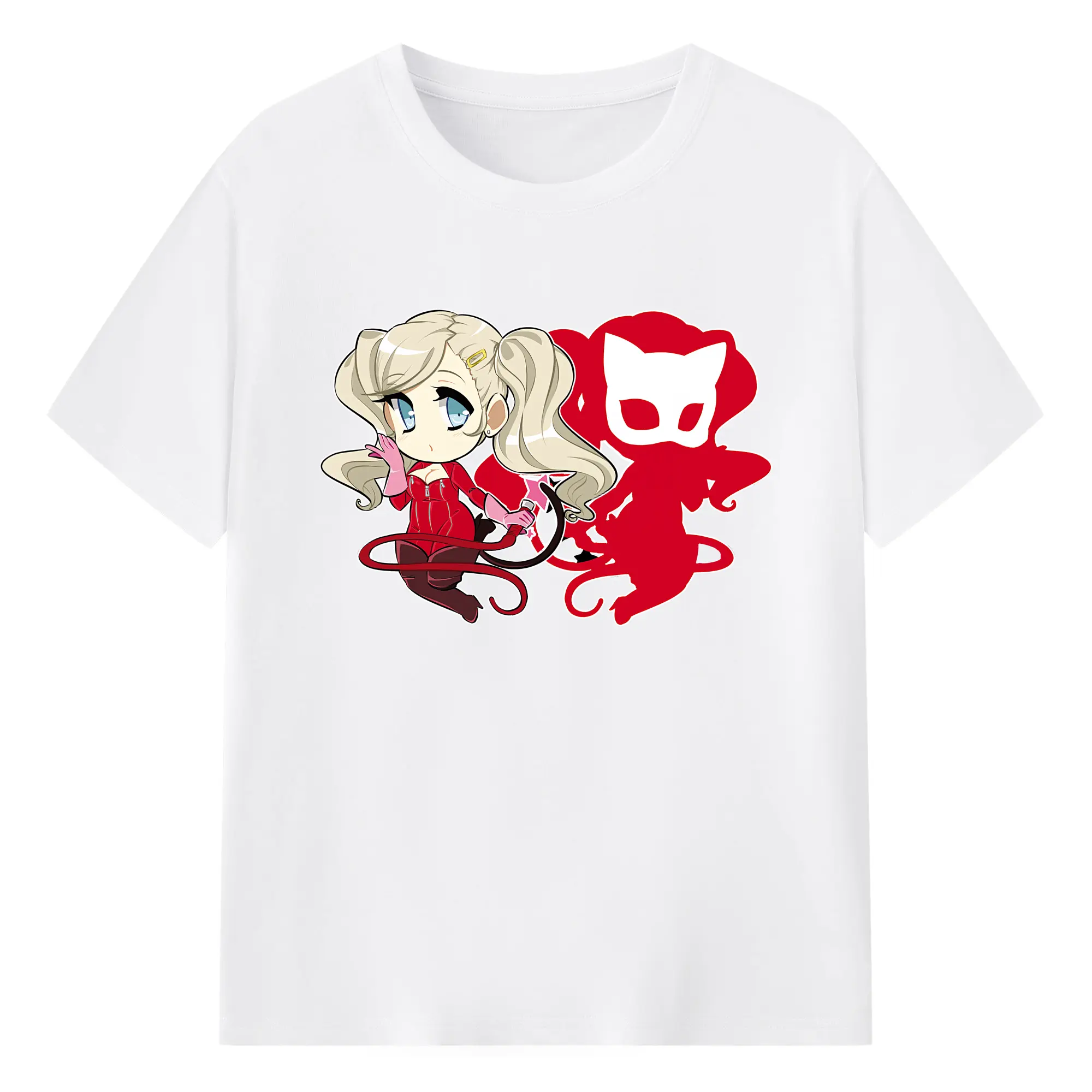 ペルソナ グッズ,高巻杏 - 綿100％ 半袖Tシャツ ・ フロントプリント ・ 快適 通気性 ・ 日常使い 散歩 スポーツ用