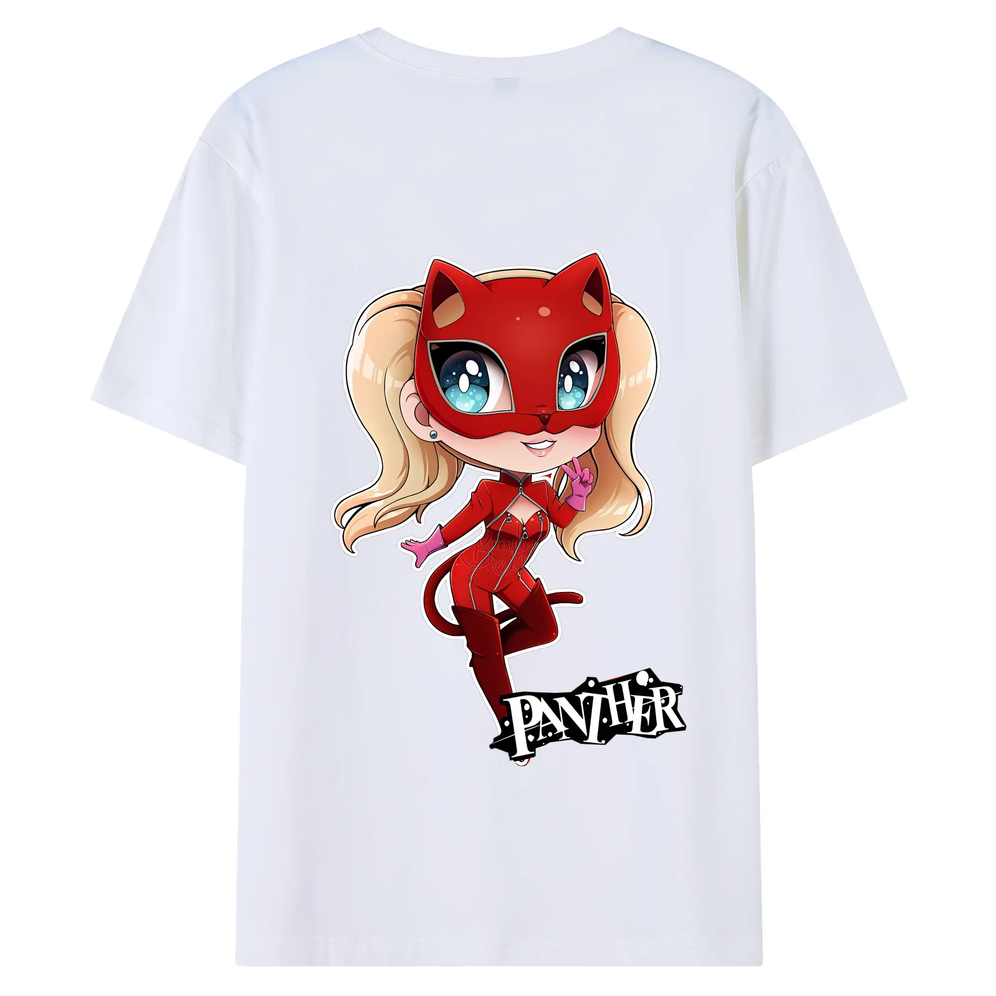 ペルソナ グッズ,高巻杏 - 綿100％ 半袖Tシャツ ・ バックプリント ・ 快適 通気性 ・ 日常使い 散歩 スポーツ用