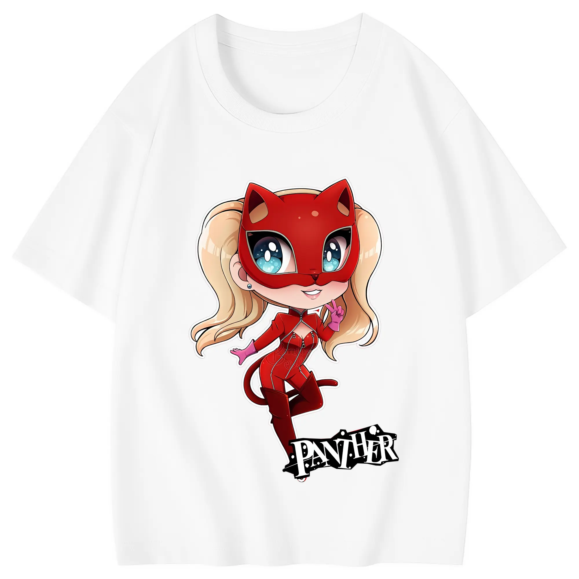 ペルソナ グッズ,高巻杏 - 綿100％ キッズTシャツ ・ フロントプリント ・ 快適 通気性 ・ スポーツ カジュアル 散歩用