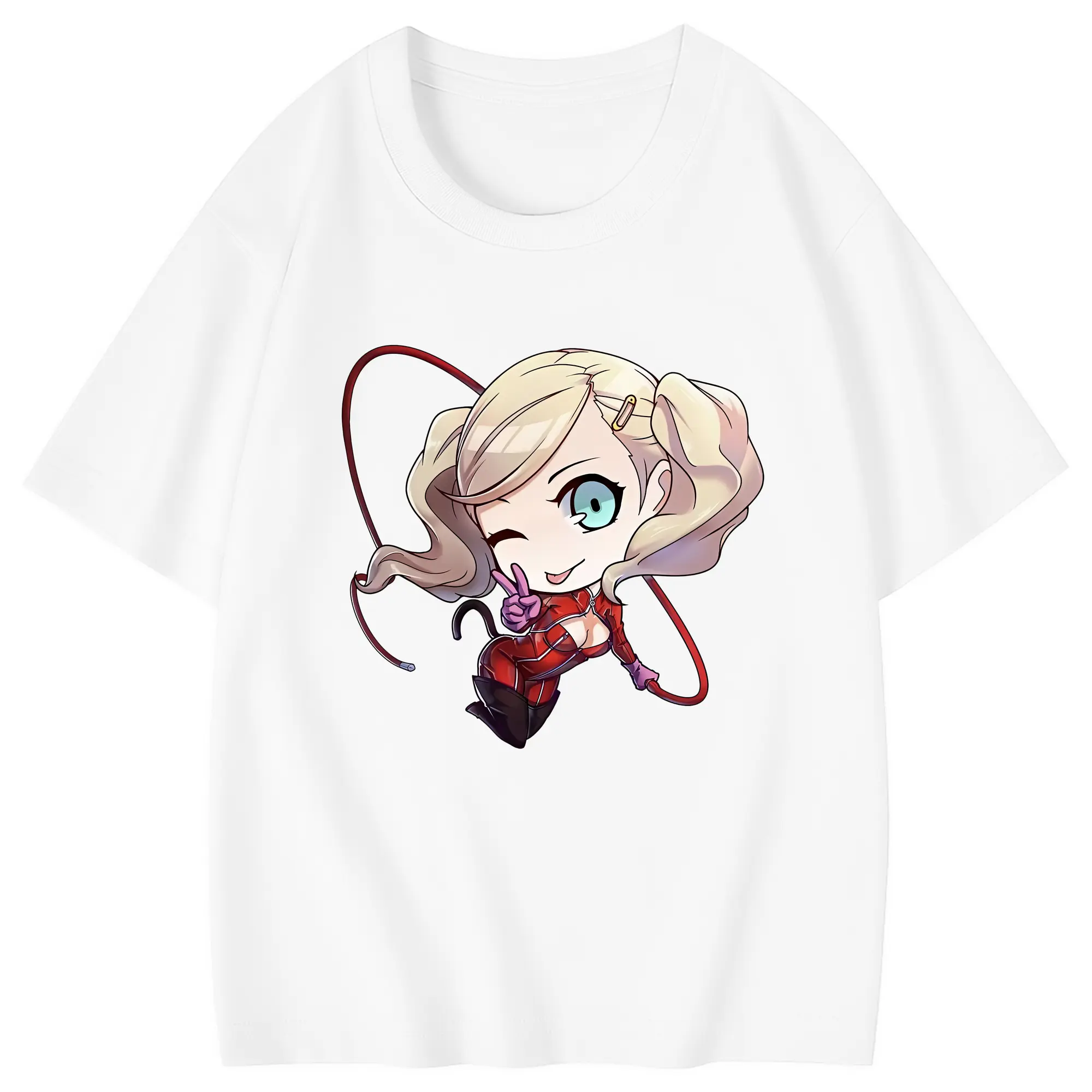 ペルソナ グッズ,高巻杏 - 綿100％ キッズTシャツ ・ フロントプリント ・ 快適 通気性 ・ スポーツ カジュアル 散歩用