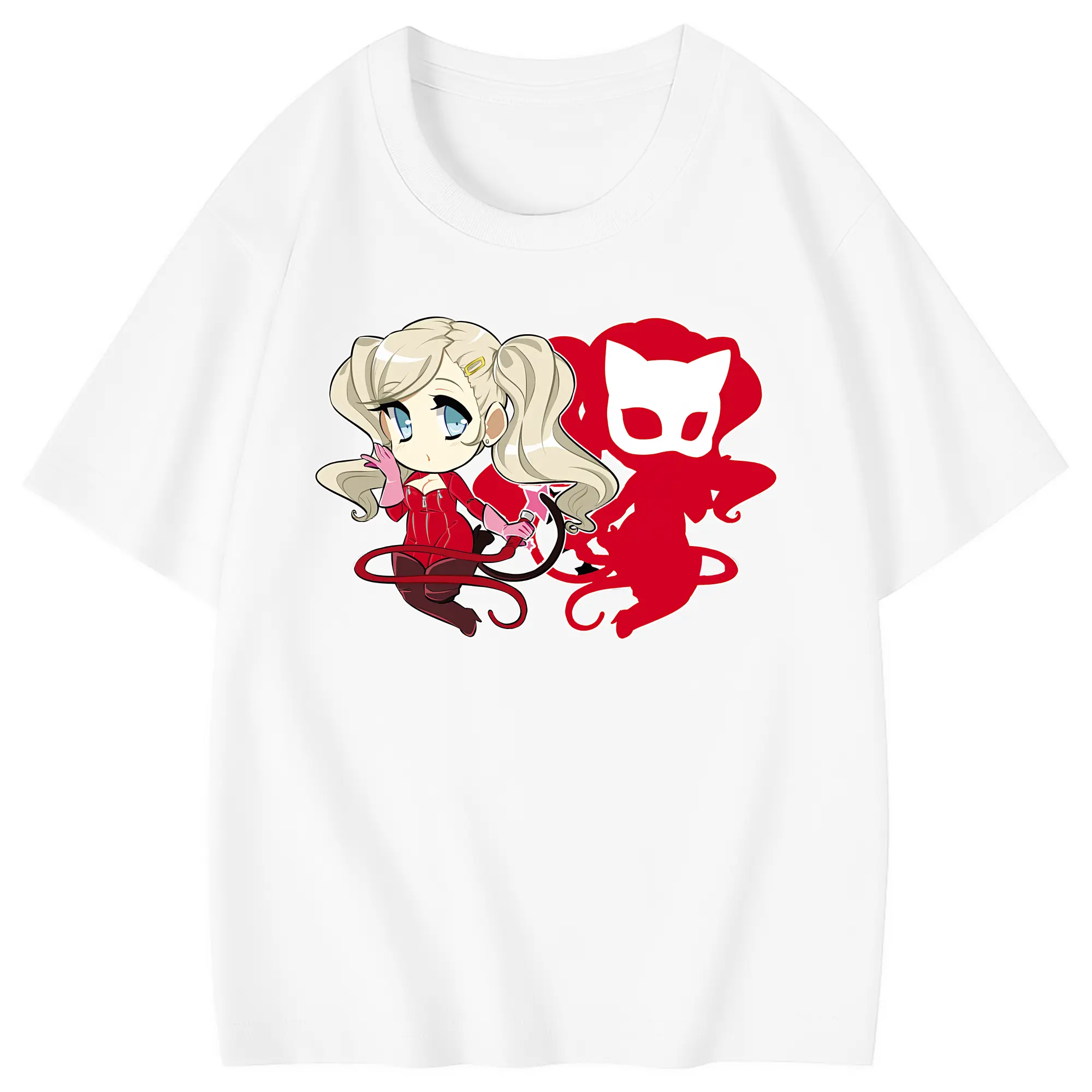 ペルソナ グッズ,高巻杏 - 綿100％ キッズTシャツ ・ フロントプリント ・ 快適 通気性 ・ スポーツ カジュアル 散歩用
