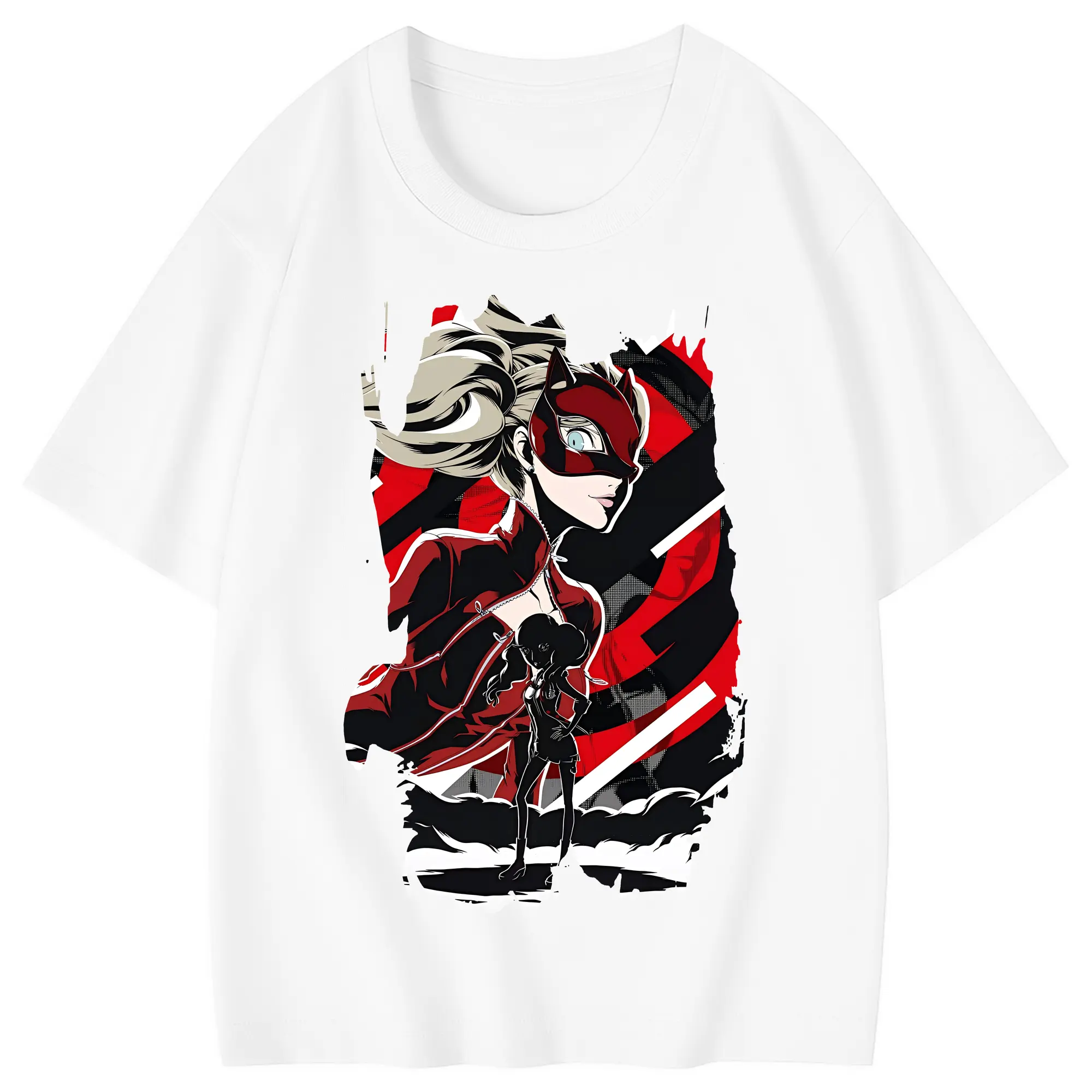 ペルソナ グッズ,高巻杏 - 綿100％ キッズTシャツ ・ フロントプリント ・ 快適 通気性 ・ スポーツ カジュアル 散歩用