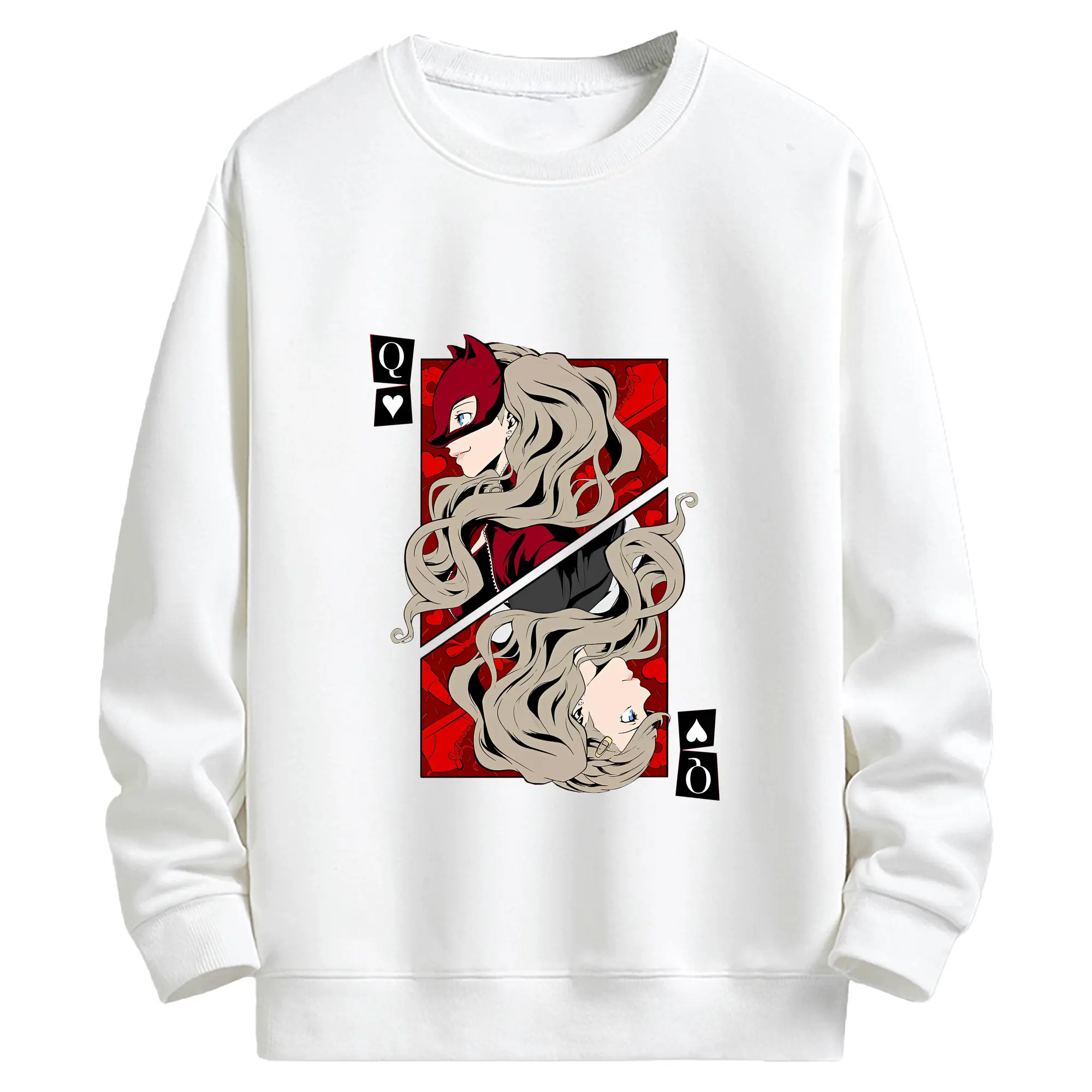 ペルソナ グッズ,高巻杏 - キッズ クルーネックスウェットシャツ ・ フロントプリント ・ 綿80％ ポリエステル20％ ・ 快適 通学 スポーツ 日常使い お散歩用