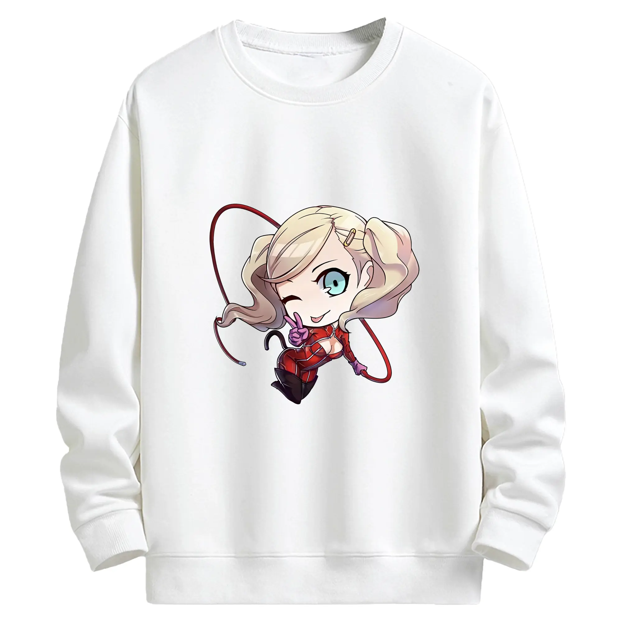 ペルソナ グッズ,高巻杏 - キッズ クルーネックスウェットシャツ ・ フロントプリント ・ 綿80％ ポリエステル20％ ・ 快適 通学 スポーツ 日常使い お散歩用