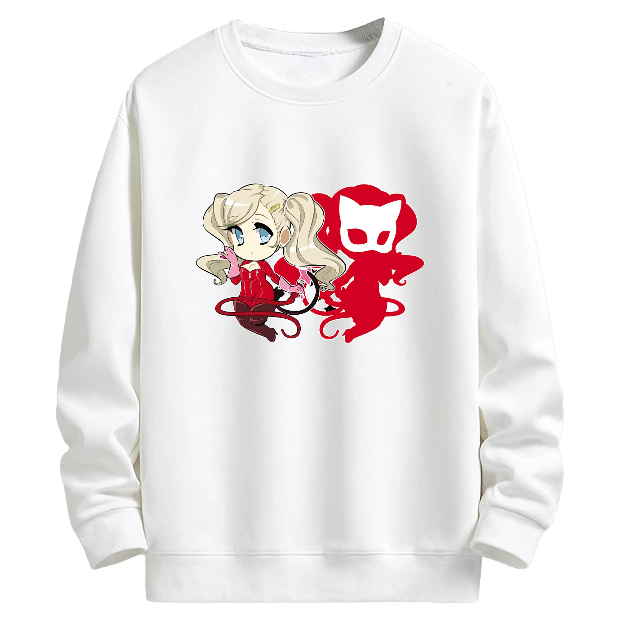 ペルソナ グッズ,高巻杏 - キッズ クルーネックスウェットシャツ ・ フロントプリント ・ 綿80％ ポリエステル20％ ・ 快適 通学 スポーツ 日常使い お散歩用