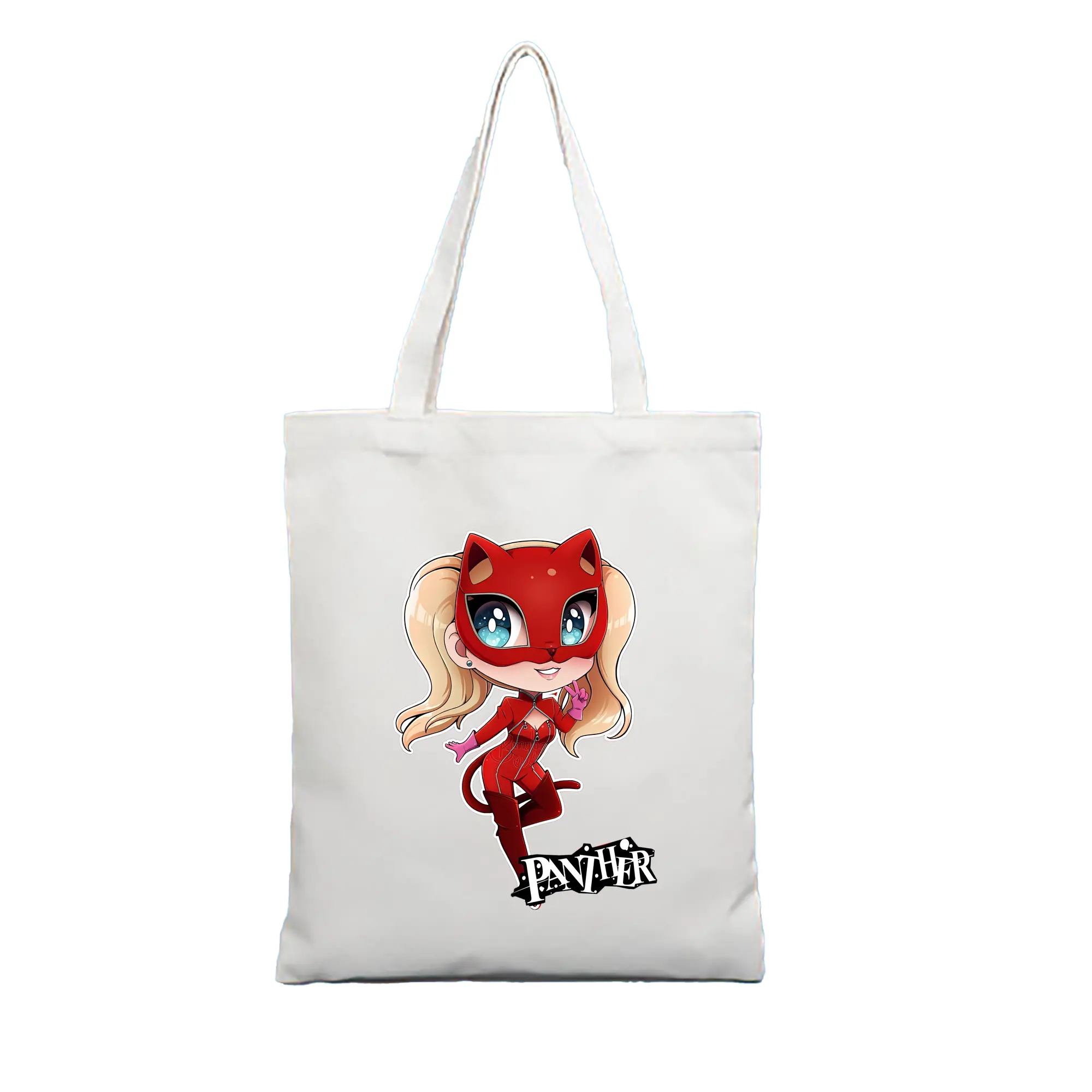 ペルソナ グッズ,高巻杏 - 縦型キャンバス手提げバッグ（トートバッグ） ・ キャンバス素材 ・ ショッピング用 ・ 軽量 丈夫 お手入れ簡単