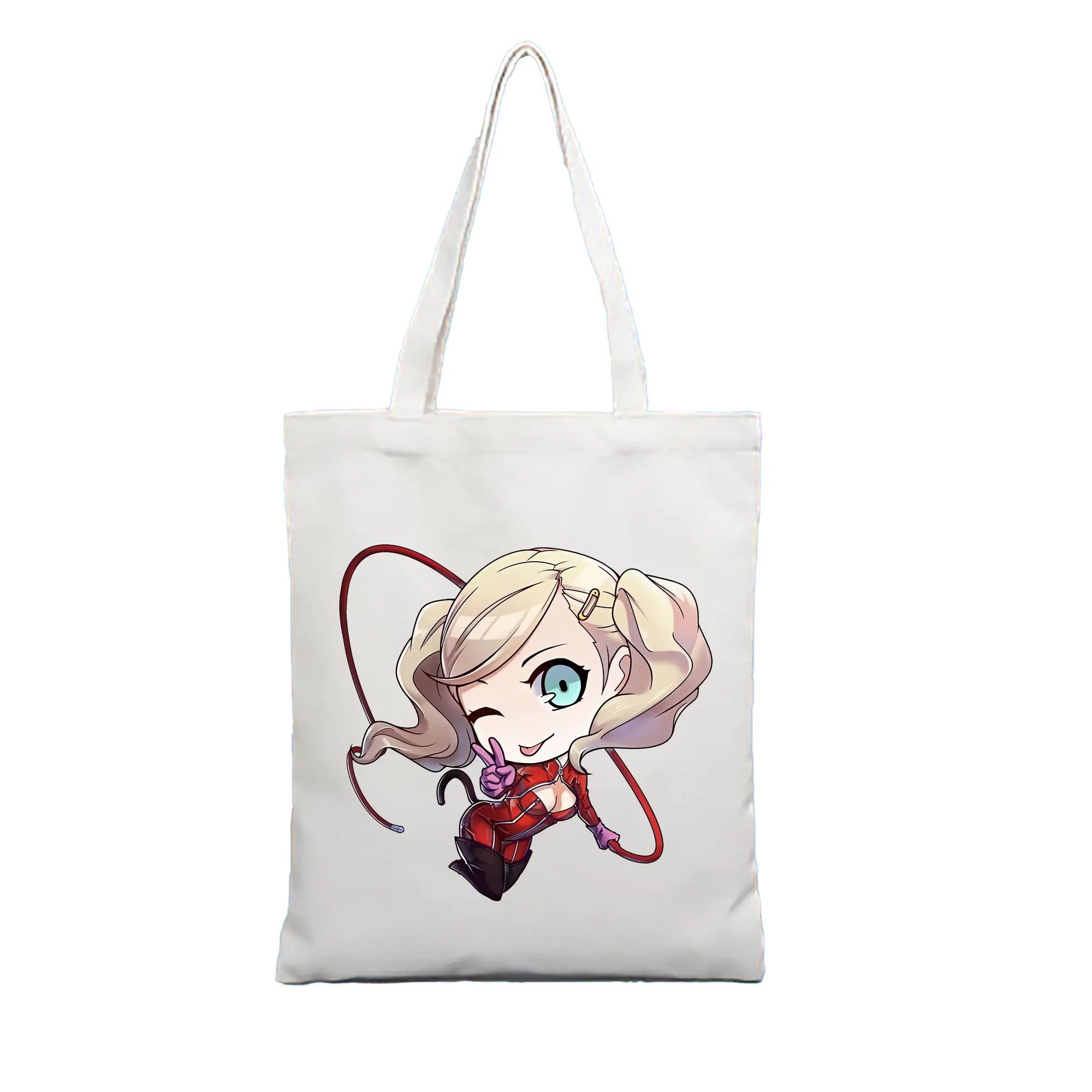 ペルソナ グッズ,高巻杏 - 縦型キャンバス手提げバッグ（トートバッグ） ・ キャンバス素材 ・ ショッピング用 ・ 軽量 丈夫 お手入れ簡単