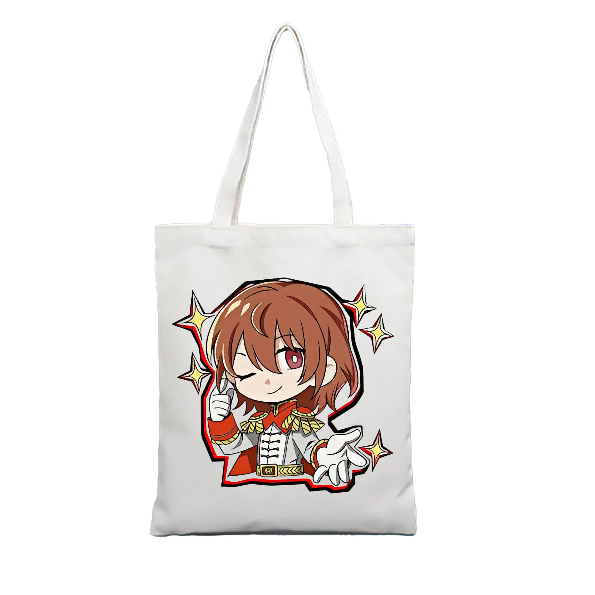 ペルソナ グッズ,明智吾郎 - 縦型キャンバス手提げバッグ（トートバッグ） ・ キャンバス素材 ・ ショッピング用 ・ 軽量 丈夫 お手入れ簡単