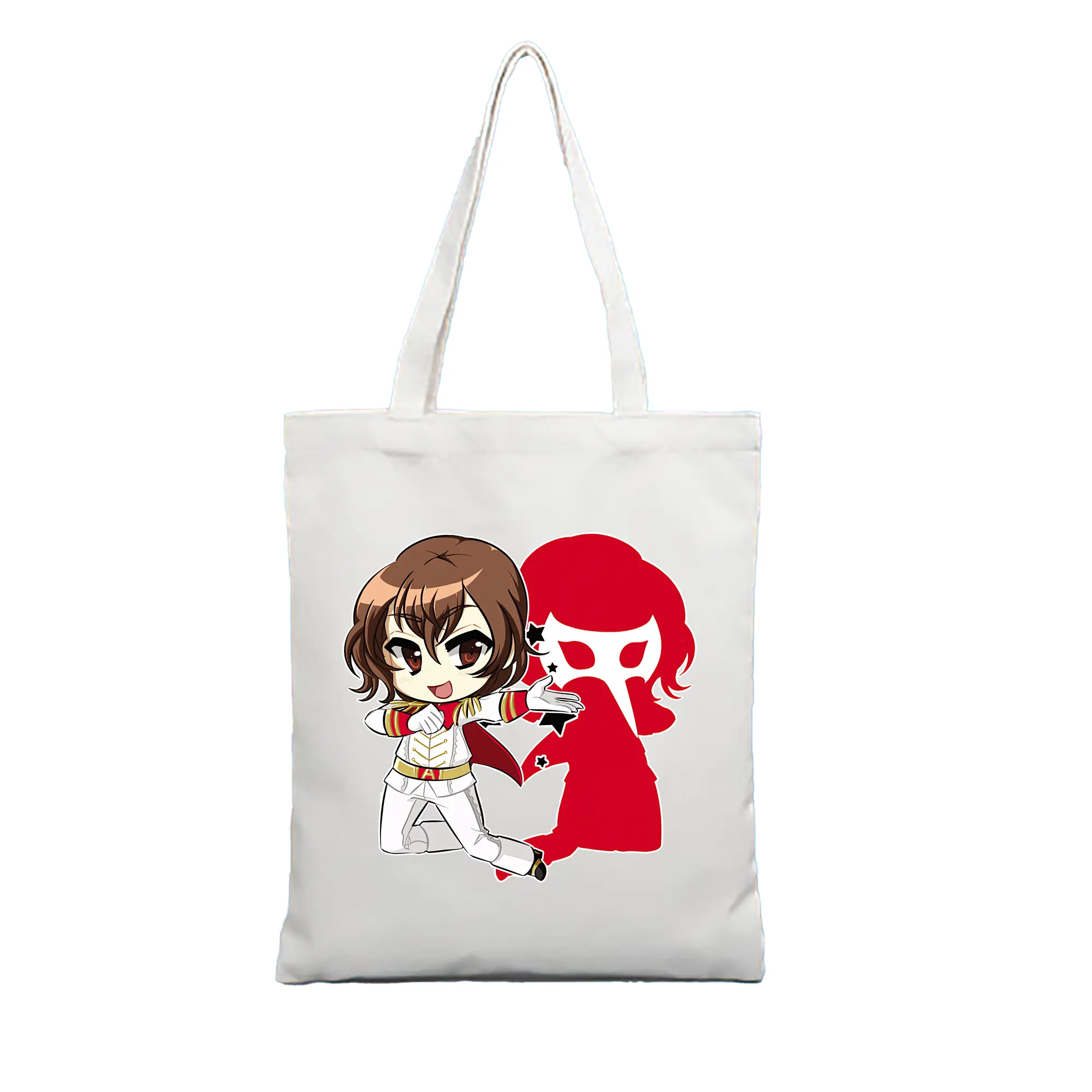 ペルソナ グッズ,明智吾郎 - 縦型キャンバス手提げバッグ（トートバッグ） ・ キャンバス素材 ・ ショッピング用 ・ 軽量 丈夫 お手入れ簡単