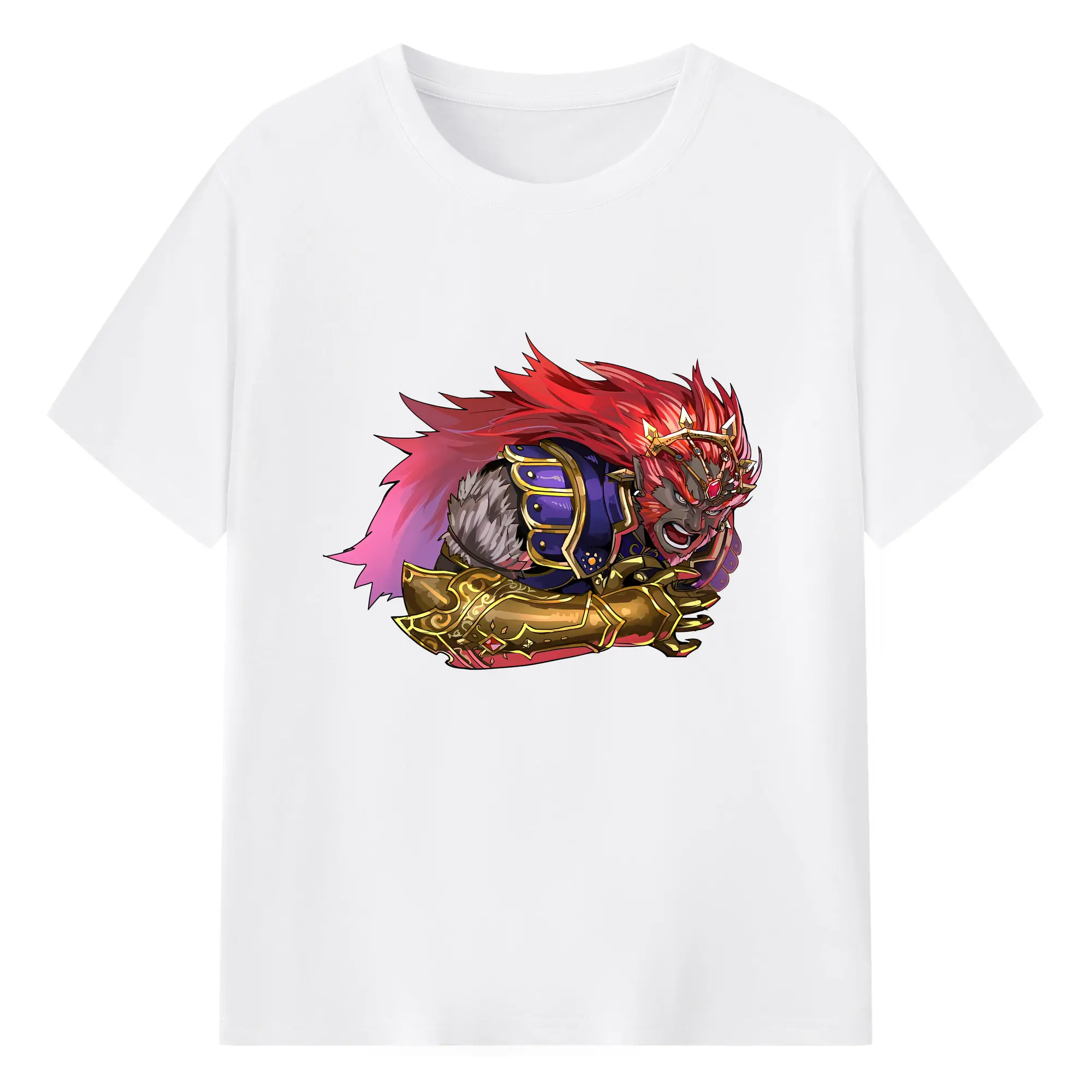 ゼルダの伝説 グッズ,ガノンドロフ - 綿100％ 半袖Tシャツ ・ フロントプリント ・ 快適 通気性 ・ 日常使い 散歩 スポーツ用