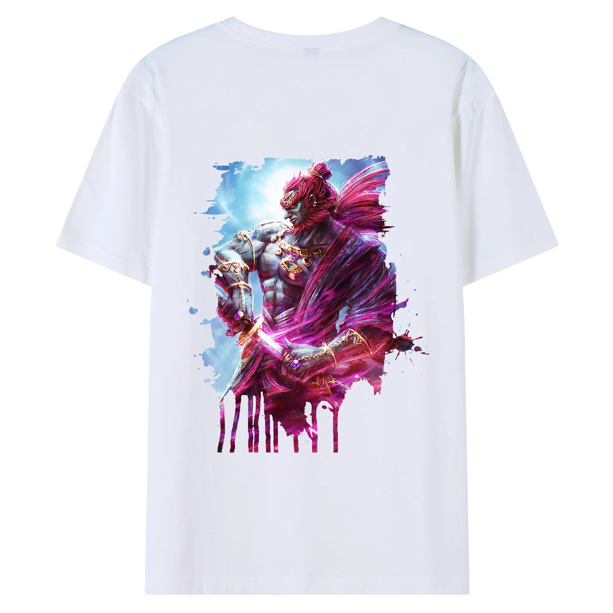 ゼルダの伝説 グッズ,ガノンドロフ - 綿100％ 半袖Tシャツ ・ バックプリント ・ 快適 通気性 ・ 日常使い 散歩 スポーツ用