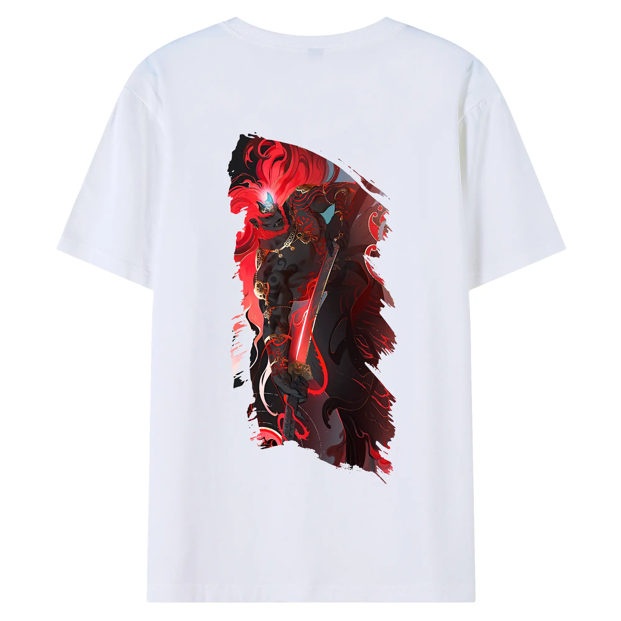 ゼルダの伝説 グッズ,ガノンドロフ - 綿100％ 半袖Tシャツ ・ バックプリント ・ 快適 通気性 ・ 日常使い 散歩 スポーツ用