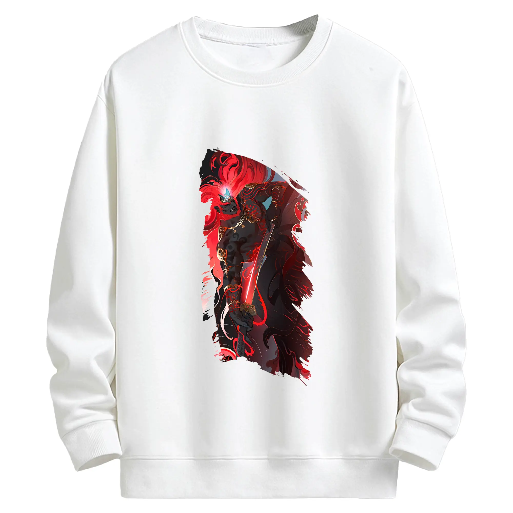 ゼルダの伝説 グッズ,ガノンドロフ - キッズ クルーネックスウェットシャツ ・ フロントプリント ・ 綿80％ ポリエステル20％ ・ 快適 通学 スポーツ 日常使い お散歩用