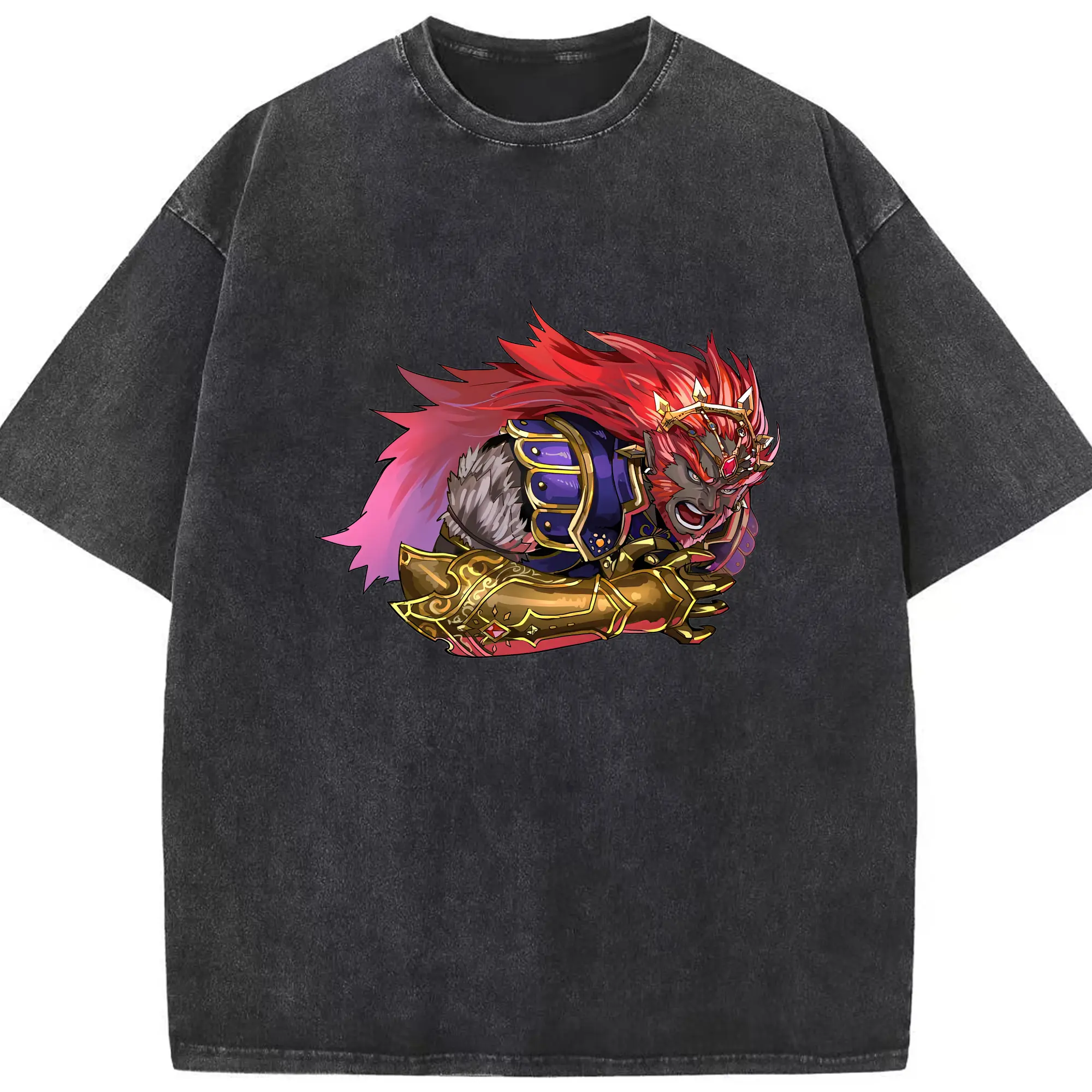 ゼルダの伝説 グッズ,ガノンドロフ - 綿100％ ヴィンテージ風 半袖Tシャツ ・ フロントプリント ・ 柔らか肌触り ・ 通気性 快適 ・ スポーツ カジュアル 外出用