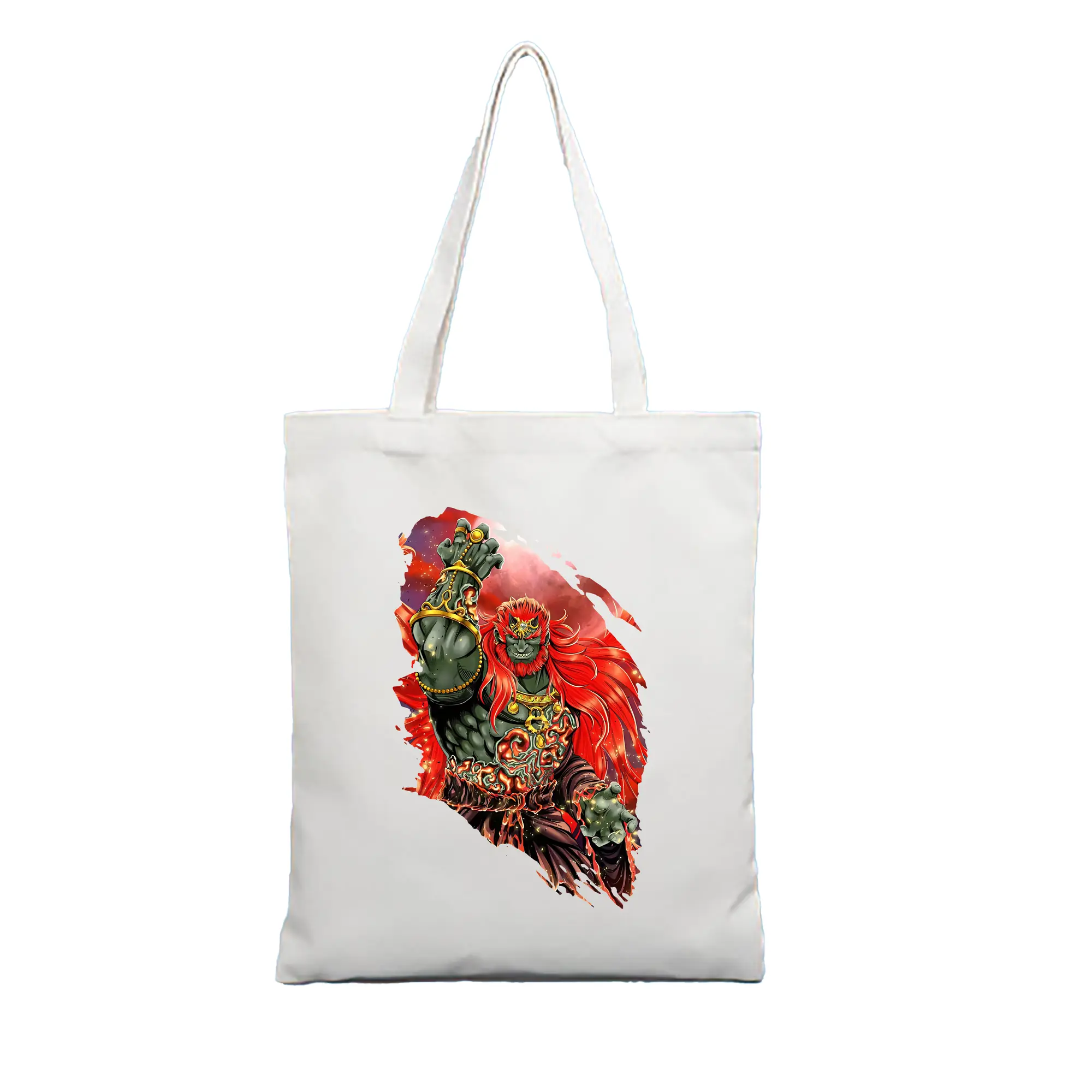 ゼルダの伝説 グッズ,ガノンドロフ - 縦型キャンバス手提げバッグ（トートバッグ） ・ キャンバス素材 ・ ショッピング用 ・ 軽量 丈夫 お手入れ簡単