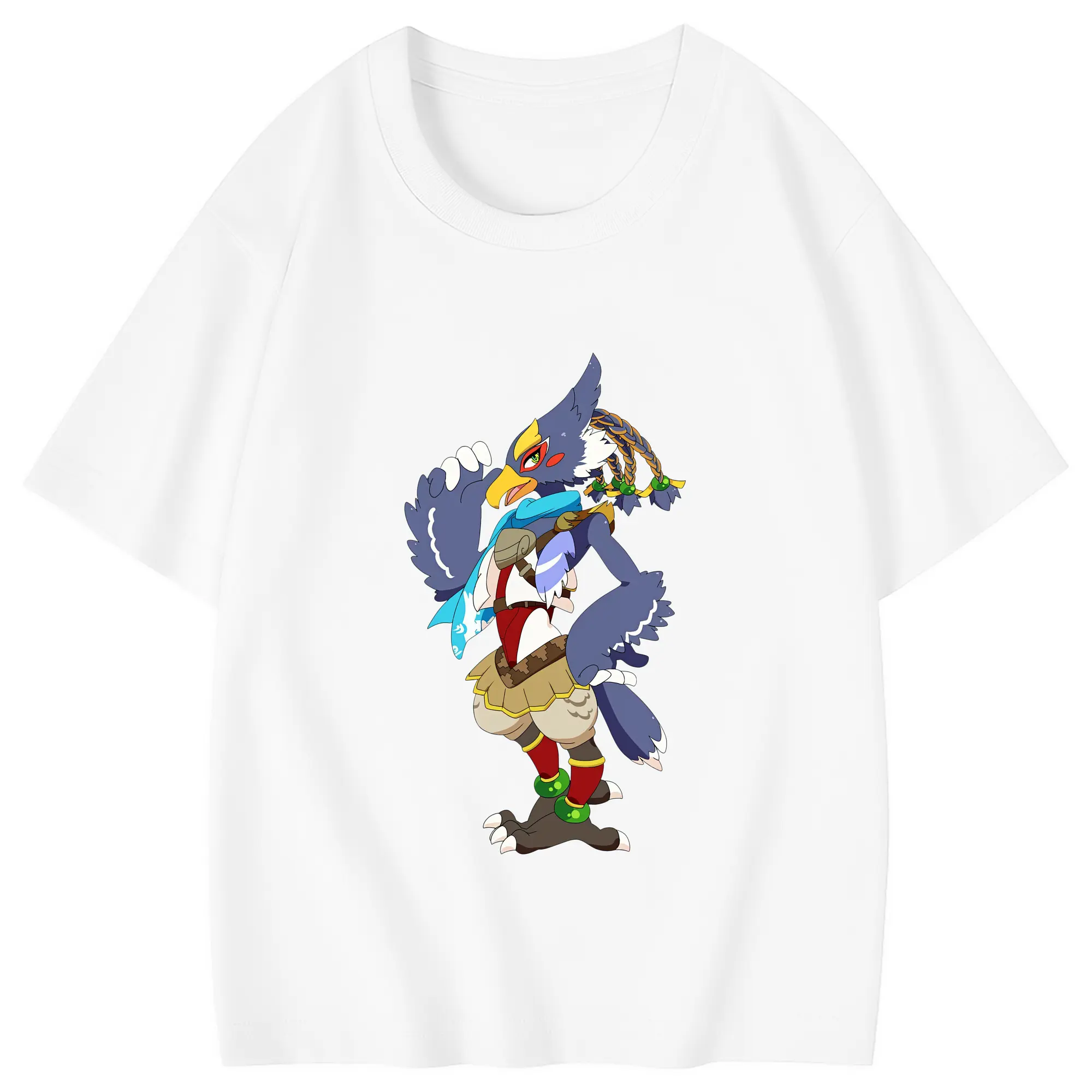 ゼルダの伝説 グッズ,Revali - 綿100％ キッズTシャツ ・ フロントプリント ・ 快適 通気性 ・ スポーツ カジュアル 散歩用