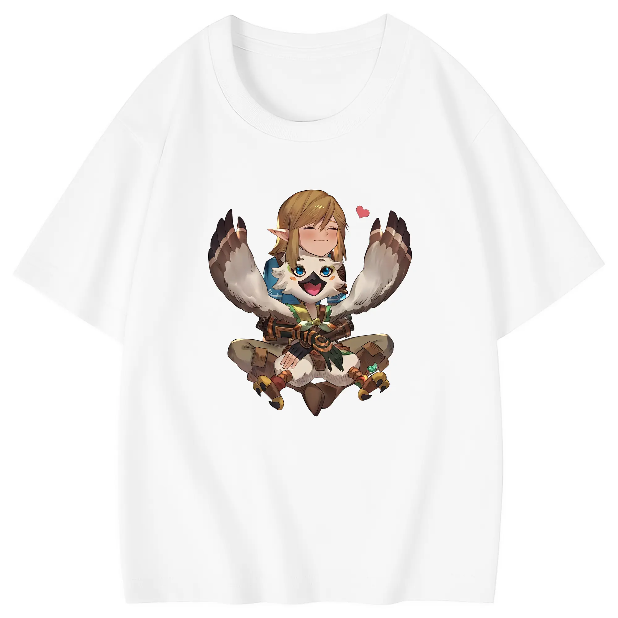 ゼルダの伝説 グッズ,Revali - 綿100％ キッズTシャツ ・ フロントプリント ・ 快適 通気性 ・ スポーツ カジュアル 散歩用