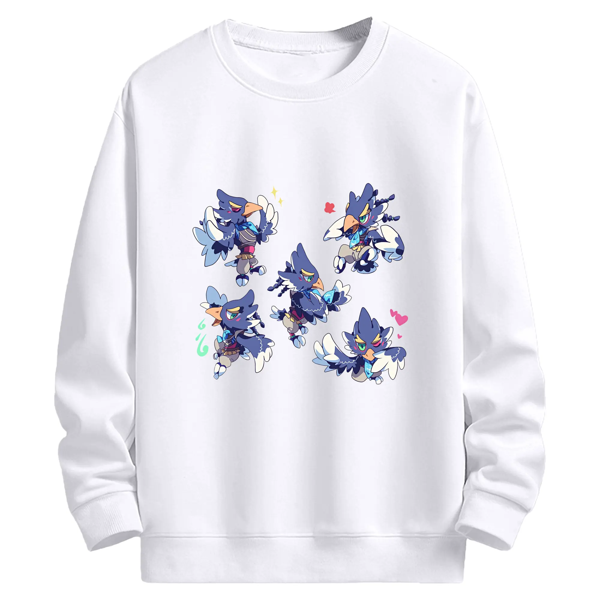 ゼルダの伝説 グッズ,Revali - 高品質 クルーネック スウェット ・ コットン59％ ポリエステル41％ ・ ユニセックス 長袖 トレーナー ・ カジュアル デイリー スポーツ 散歩用