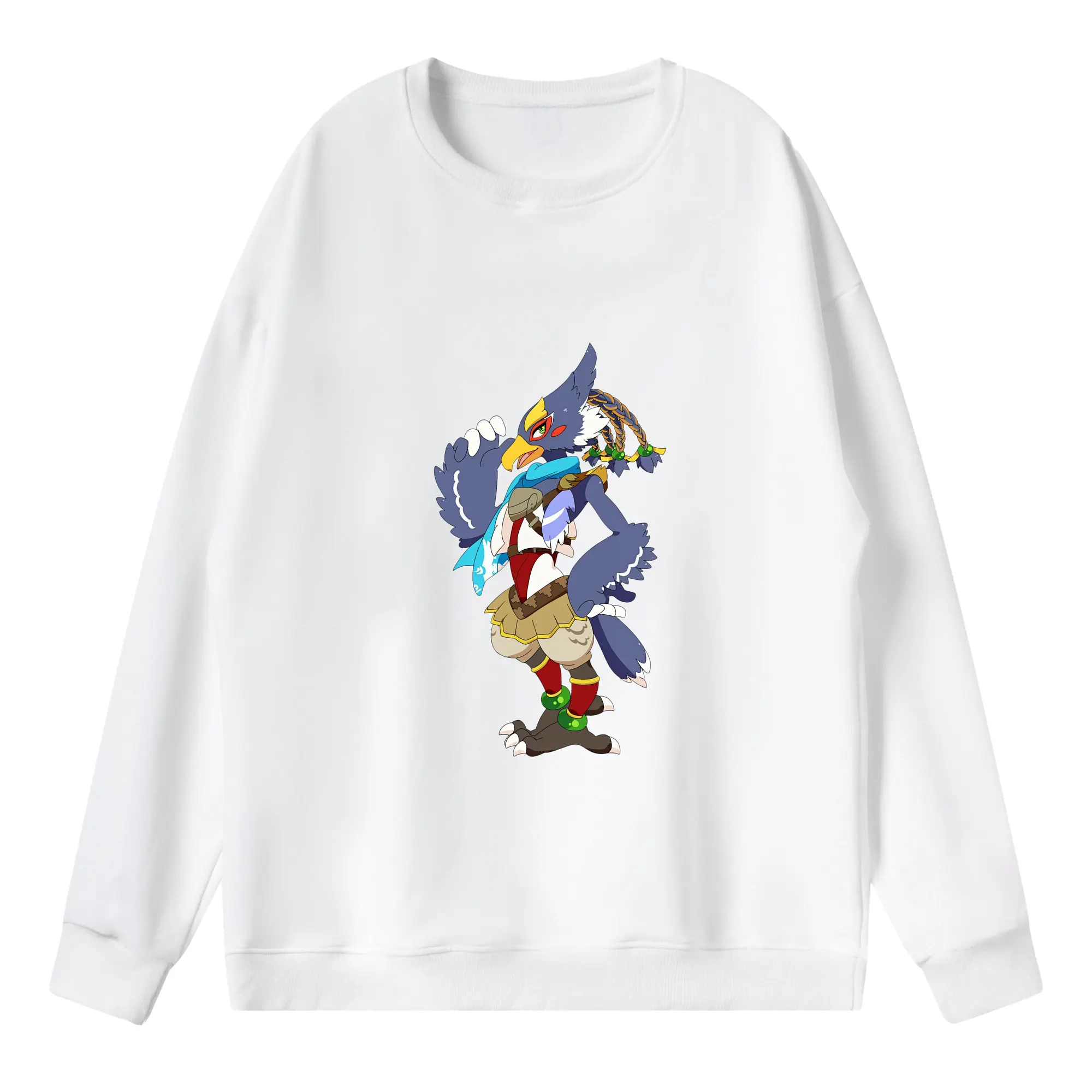 ゼルダの伝説 グッズ,Revali - 薄手 クルーネック スウェット 裏毛260g · ポリエステル 春秋向け カジュアル 男女兼用 · トレーナー デイリー スポーツ 散歩に最適