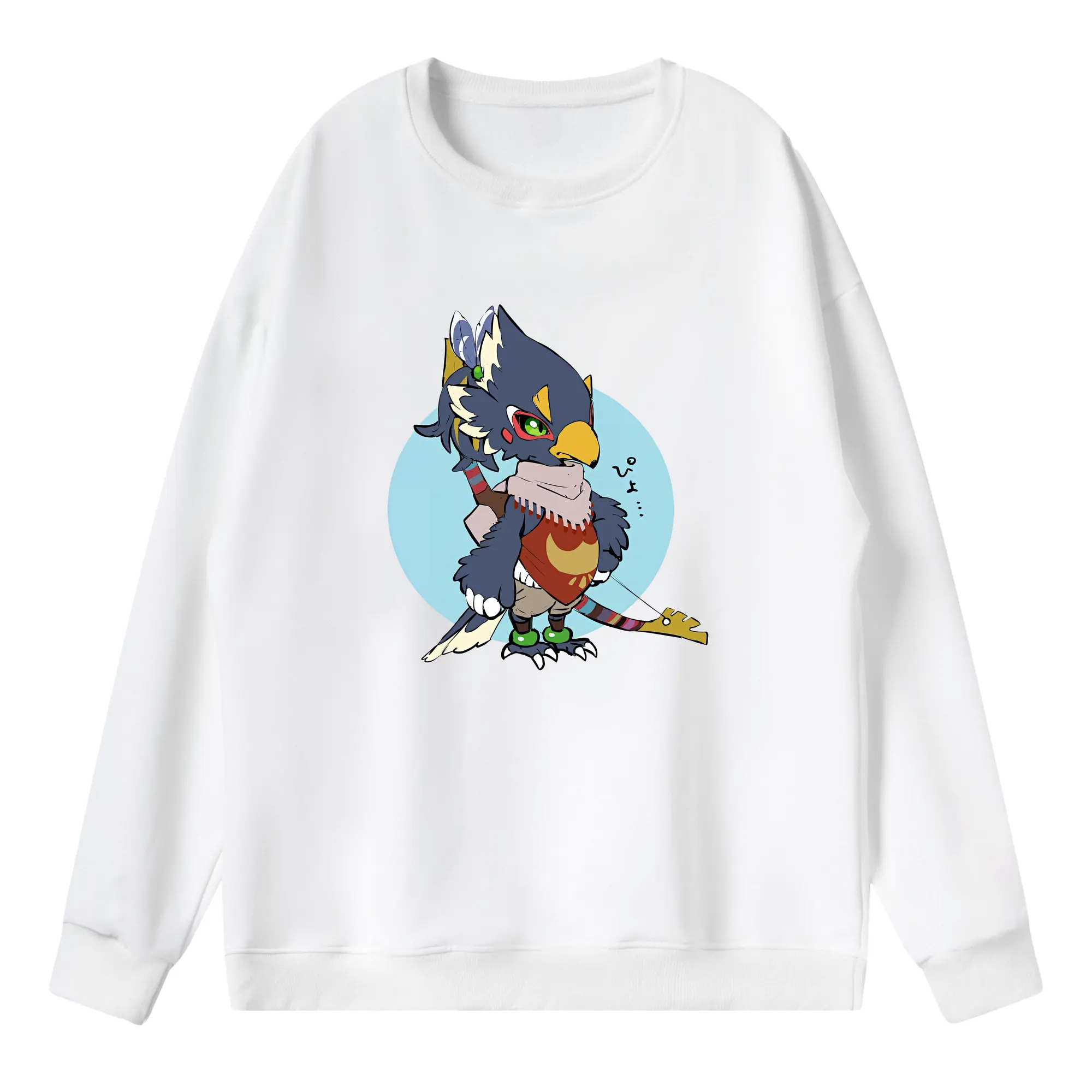 ゼルダの伝説 グッズ,Revali - 薄手 クルーネック スウェット 裏毛260g · ポリエステル 春秋向け カジュアル 男女兼用 · トレーナー デイリー スポーツ 散歩に最適