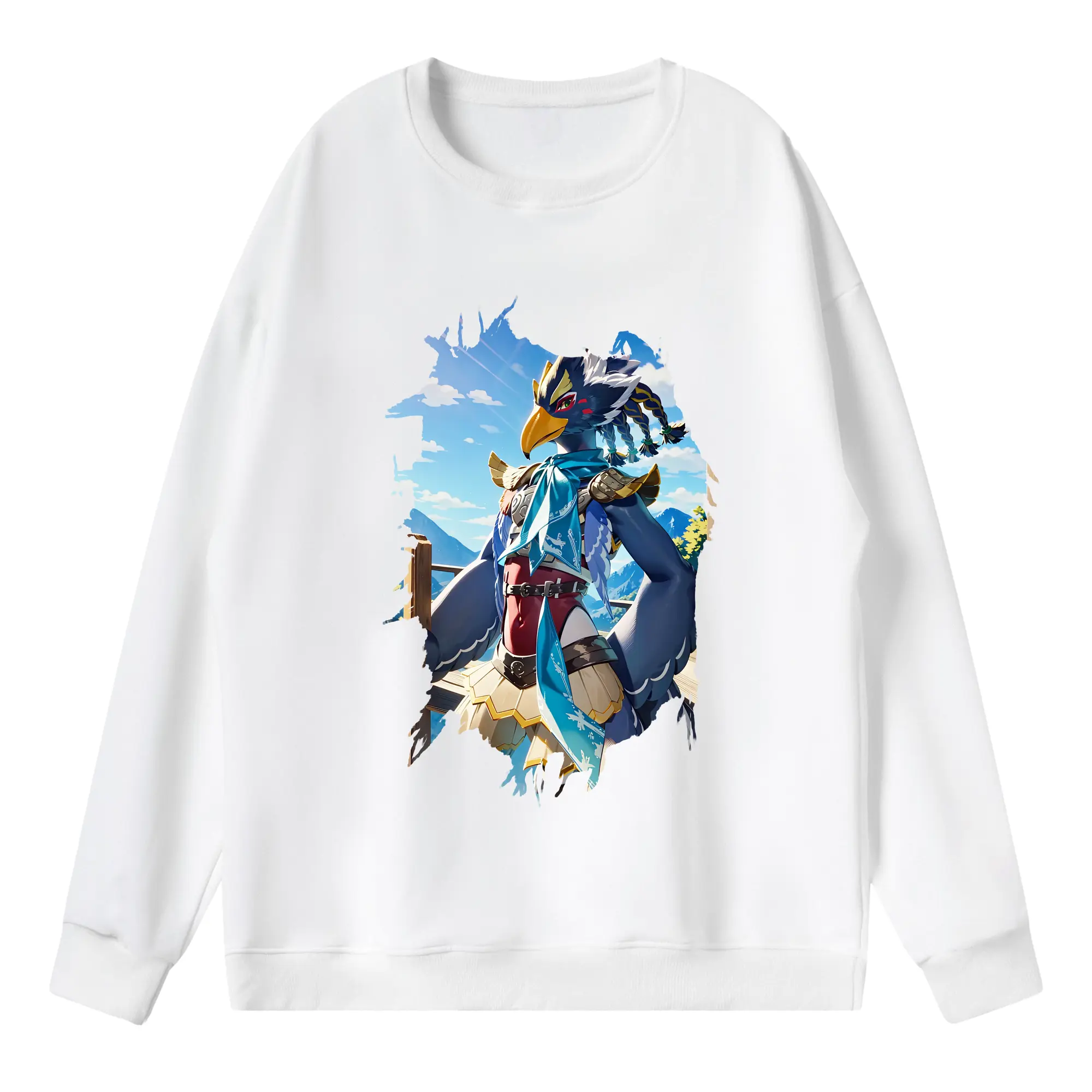 ゼルダの伝説 グッズ,Revali - 薄手 クルーネック スウェット 裏毛260g · ポリエステル 春秋向け カジュアル 男女兼用 · トレーナー デイリー スポーツ 散歩に最適