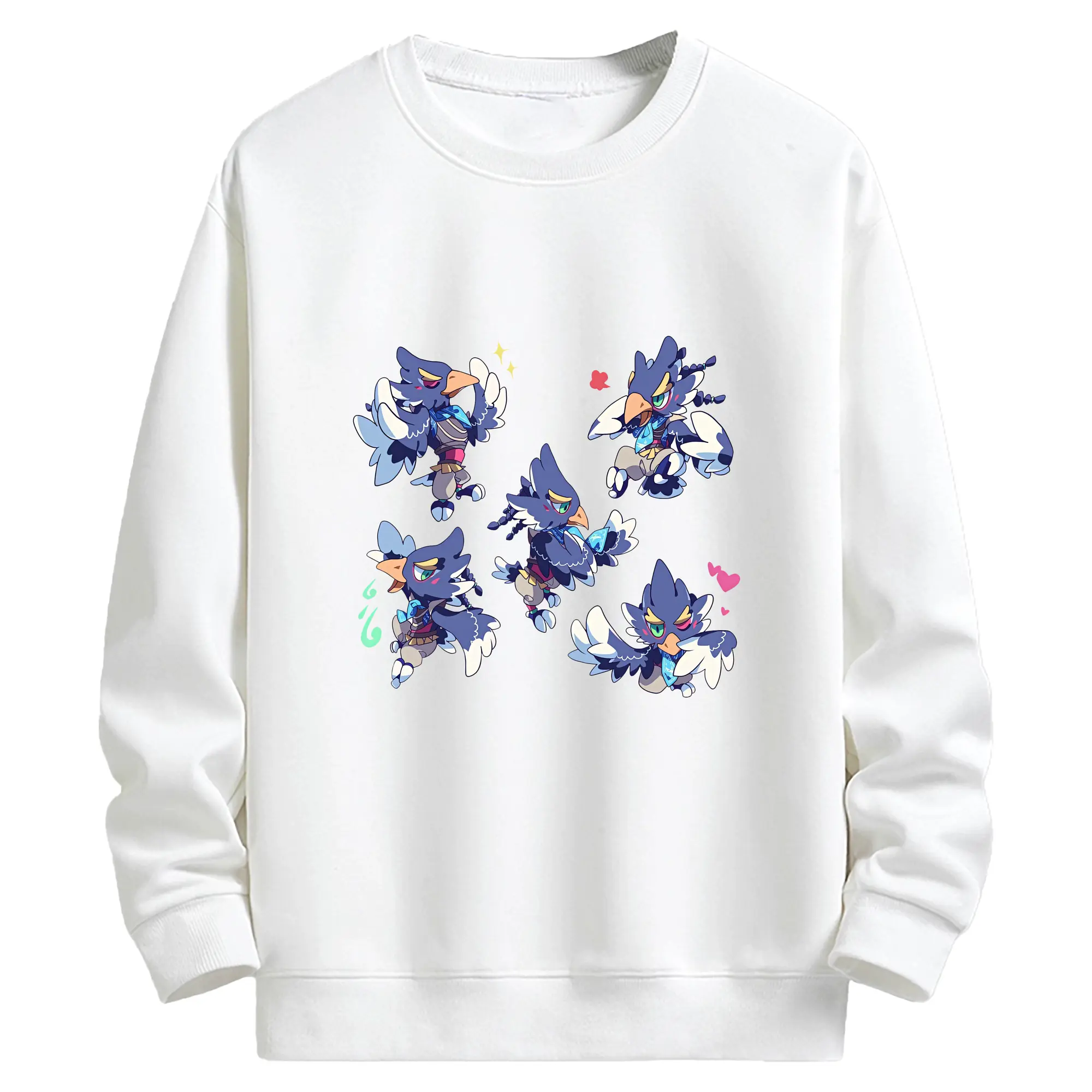 ゼルダの伝説 グッズ,Revali - キッズ クルーネックスウェットシャツ ・ フロントプリント ・ 綿80％ ポリエステル20％ ・ 快適 通学 スポーツ 日常使い お散歩用